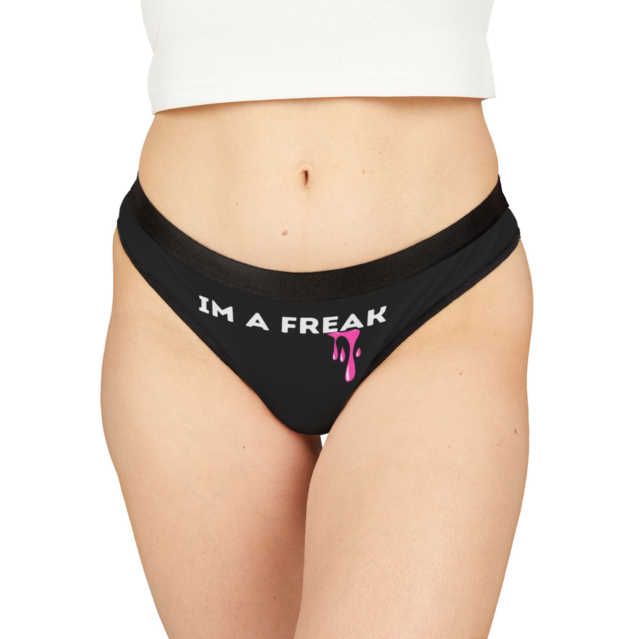 Women's Thong Underwear Black