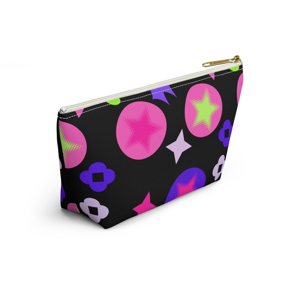 Colorful Star & Flower Accessory Pouch