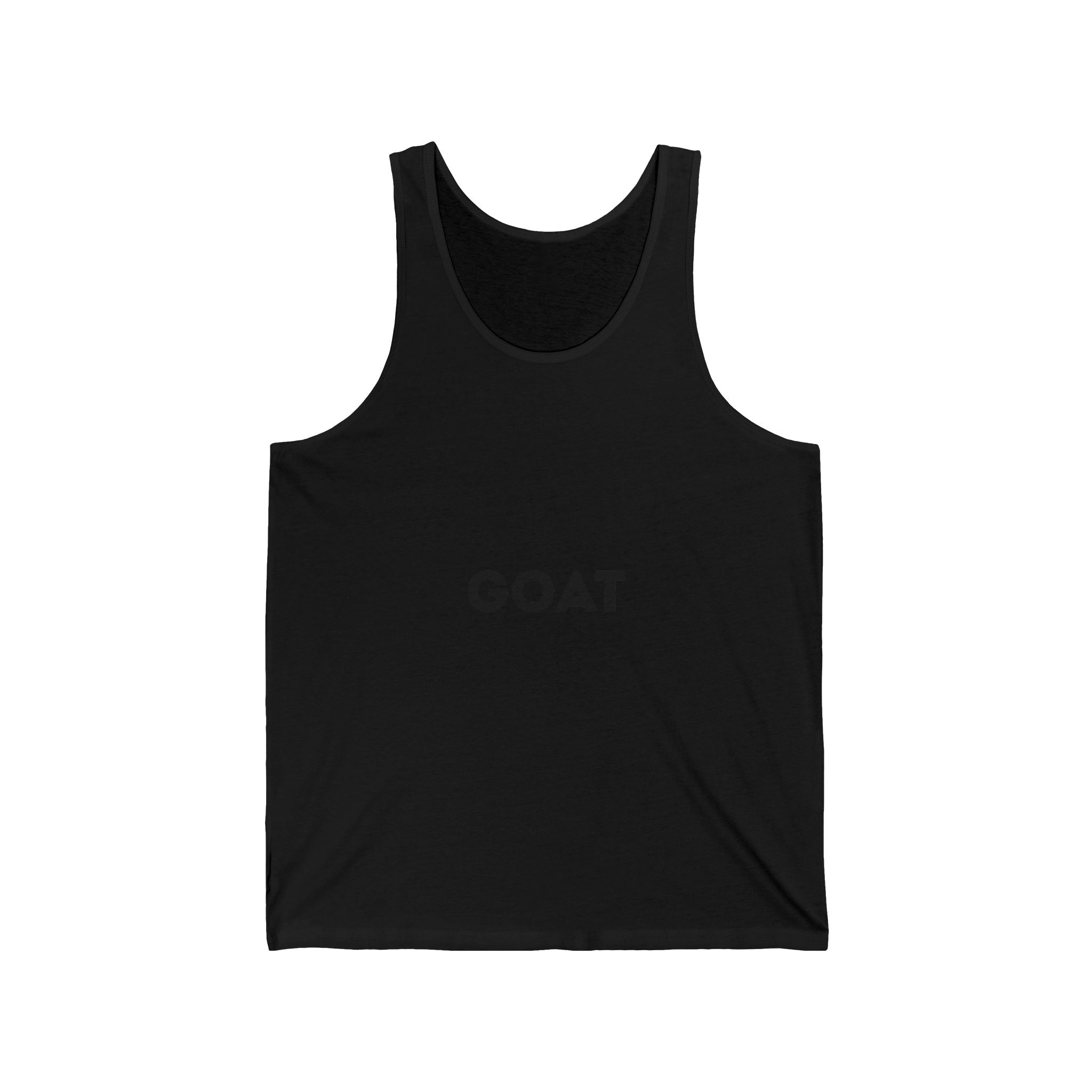 GOAT Tank Top — Minimalist Graphic Athletic Jersey
