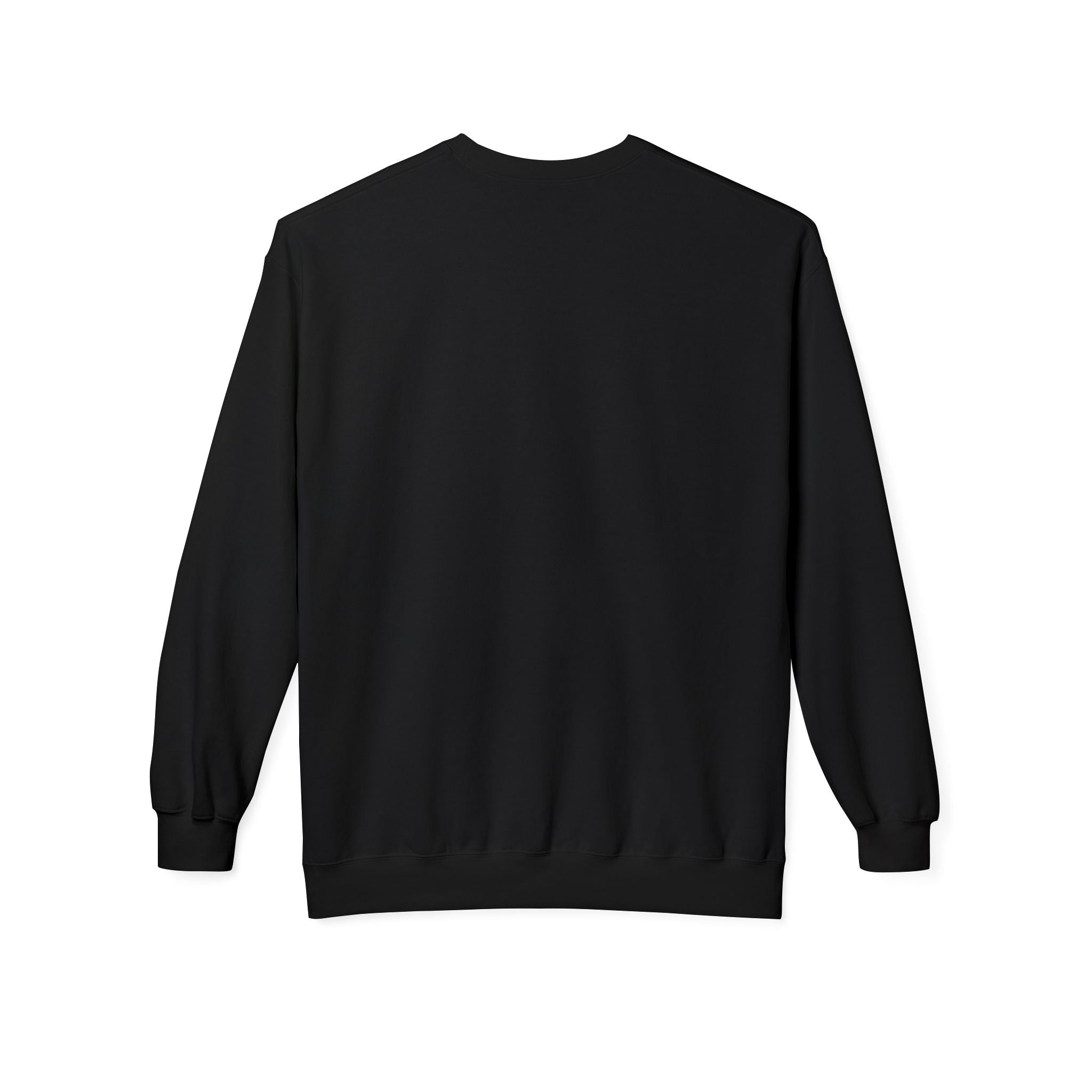 Unisex Fleece Black Sweatshirt Purpe