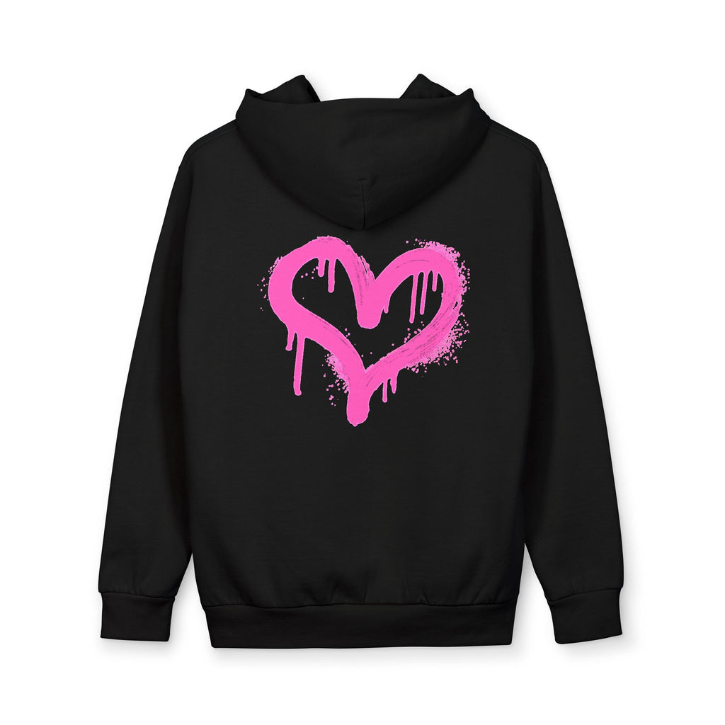 Love Heart Unisex Urban Pullover Hoodie