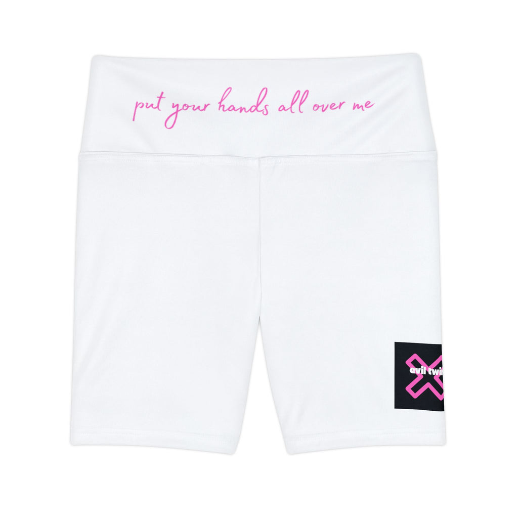 Women's Workout Shorts White