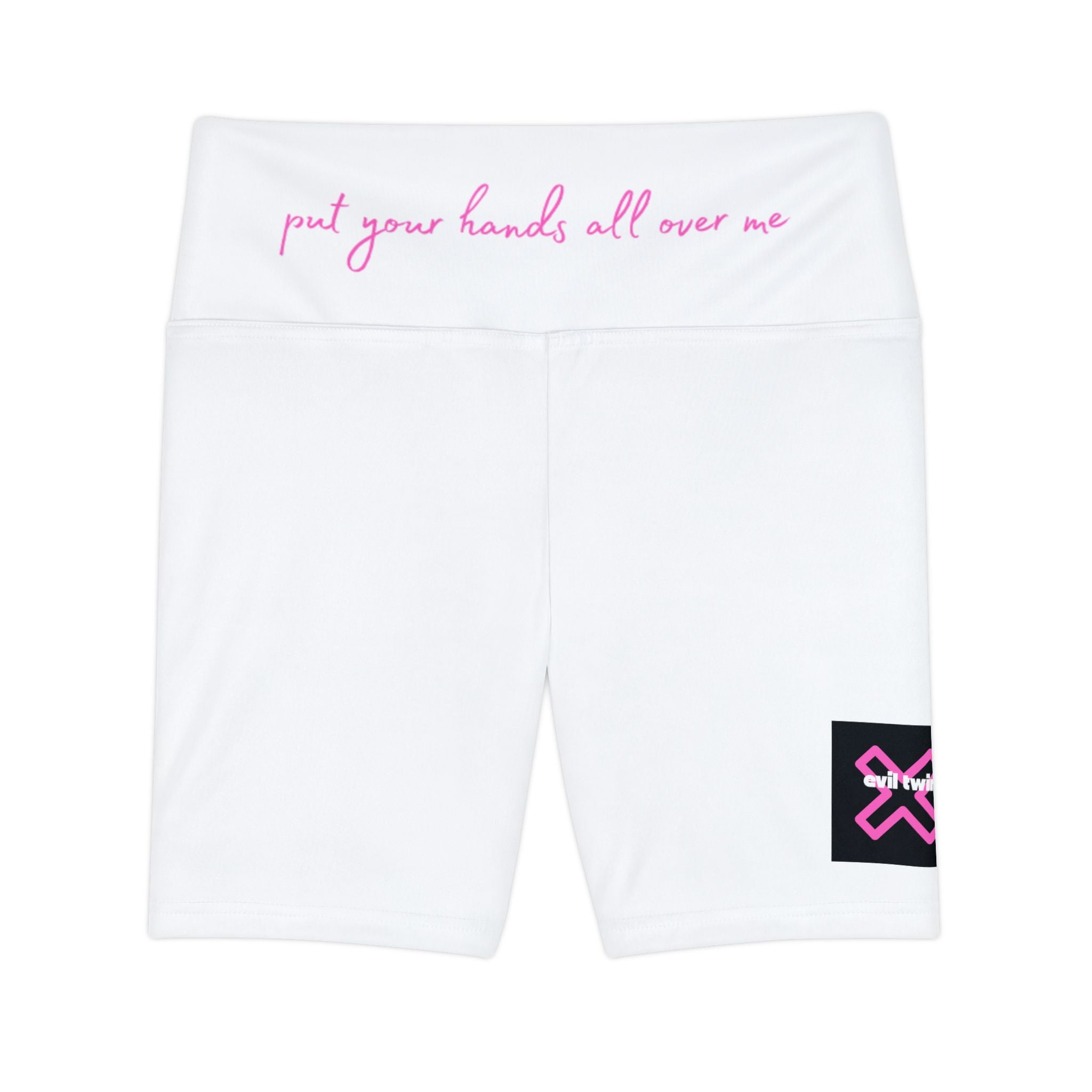 Women's Workout Shorts White