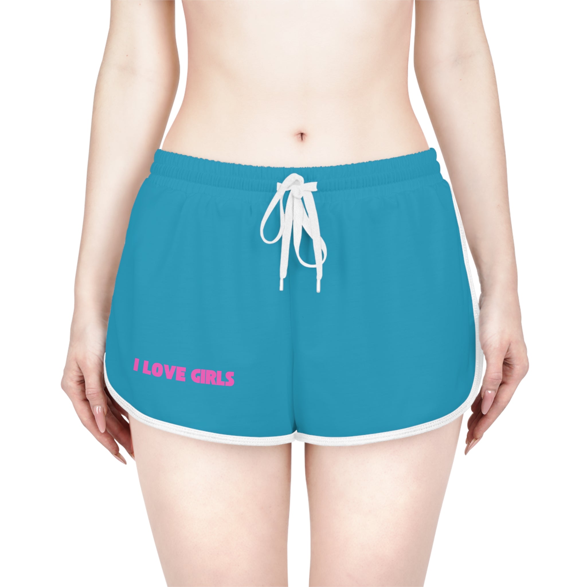 Women's Relaxed Shorts — Bright Blue Casual Lounge & Workout Shorts