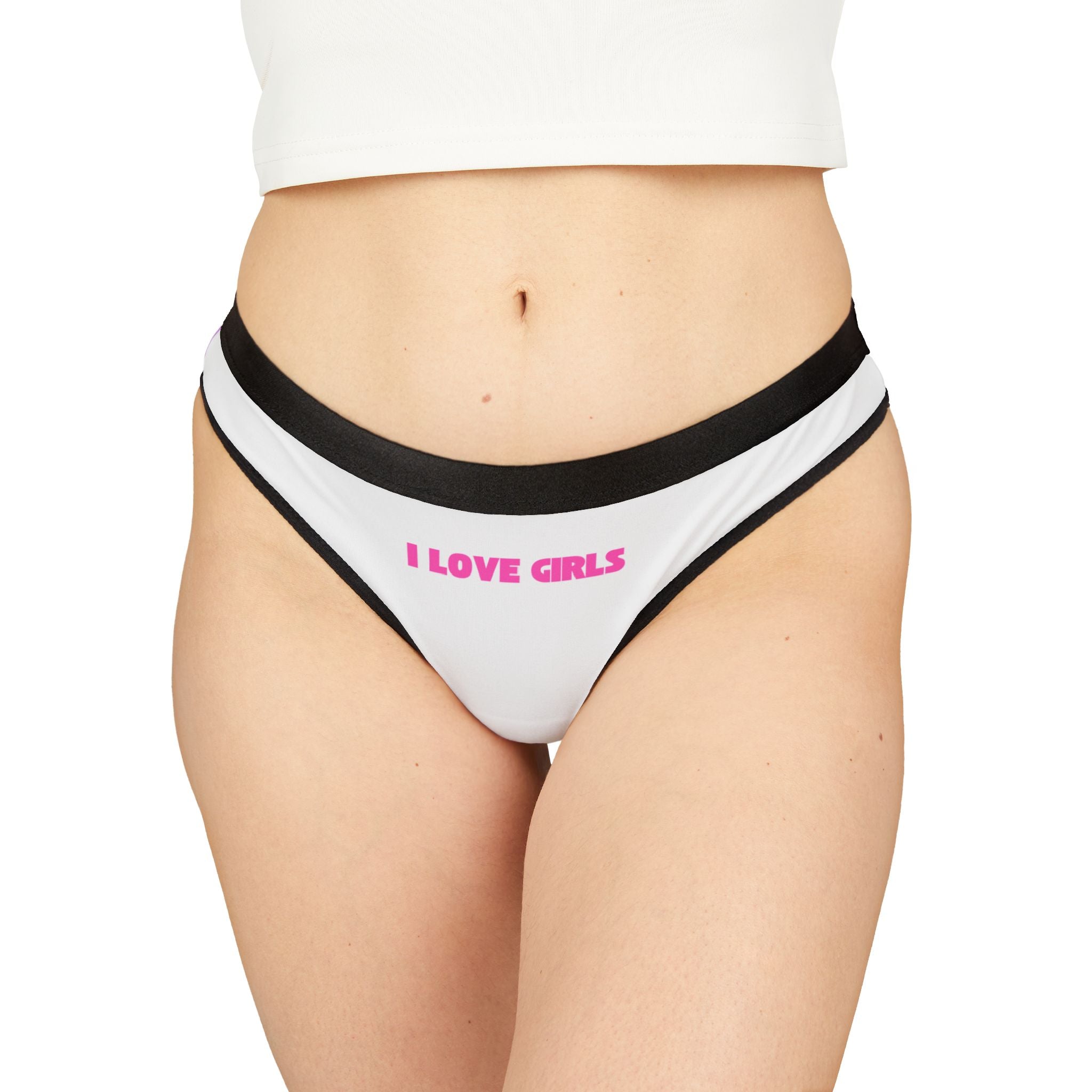 GIRLS' Women's Thong – Comfortable All-Over Print Intim