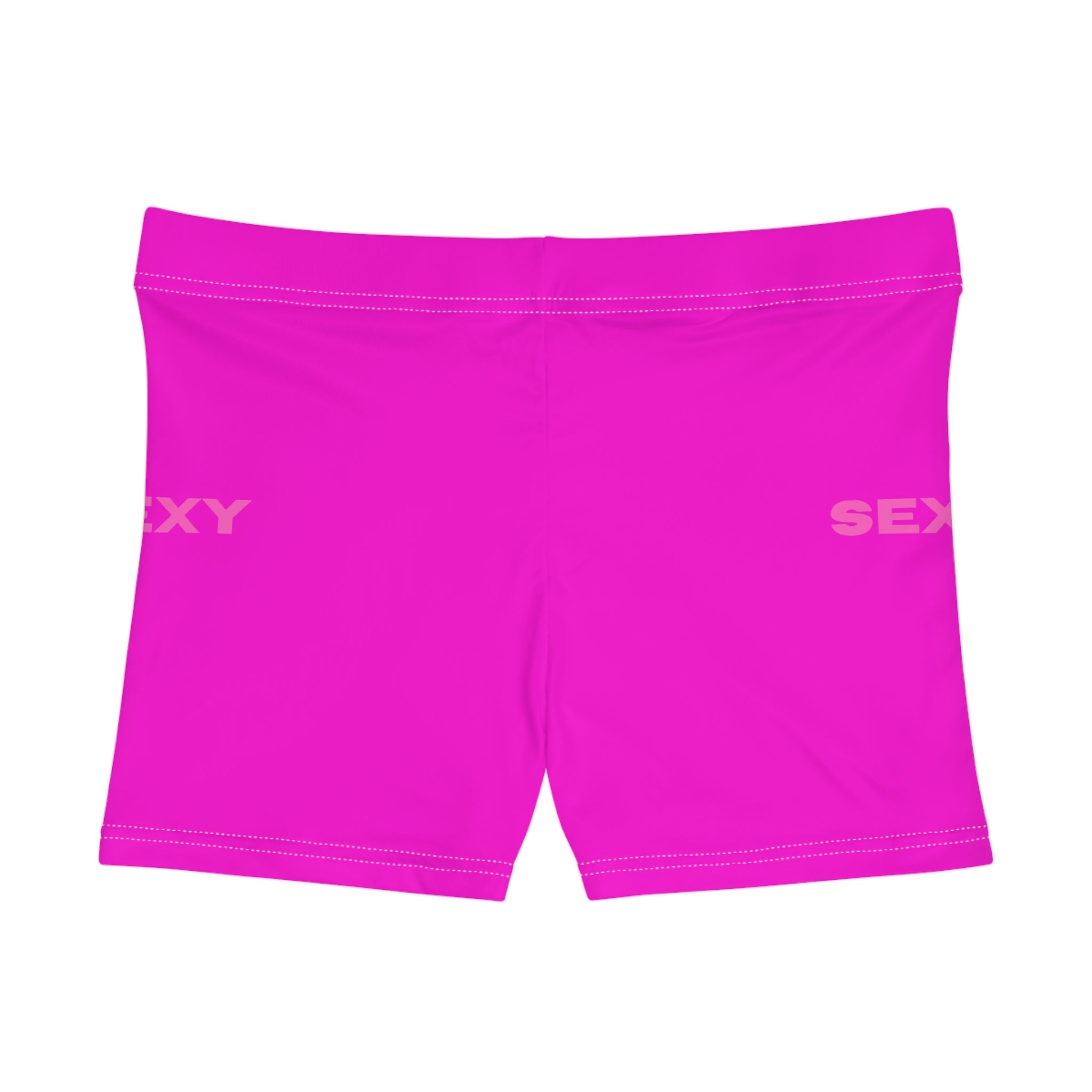 Sexy Women Black Sport Shorts Pink