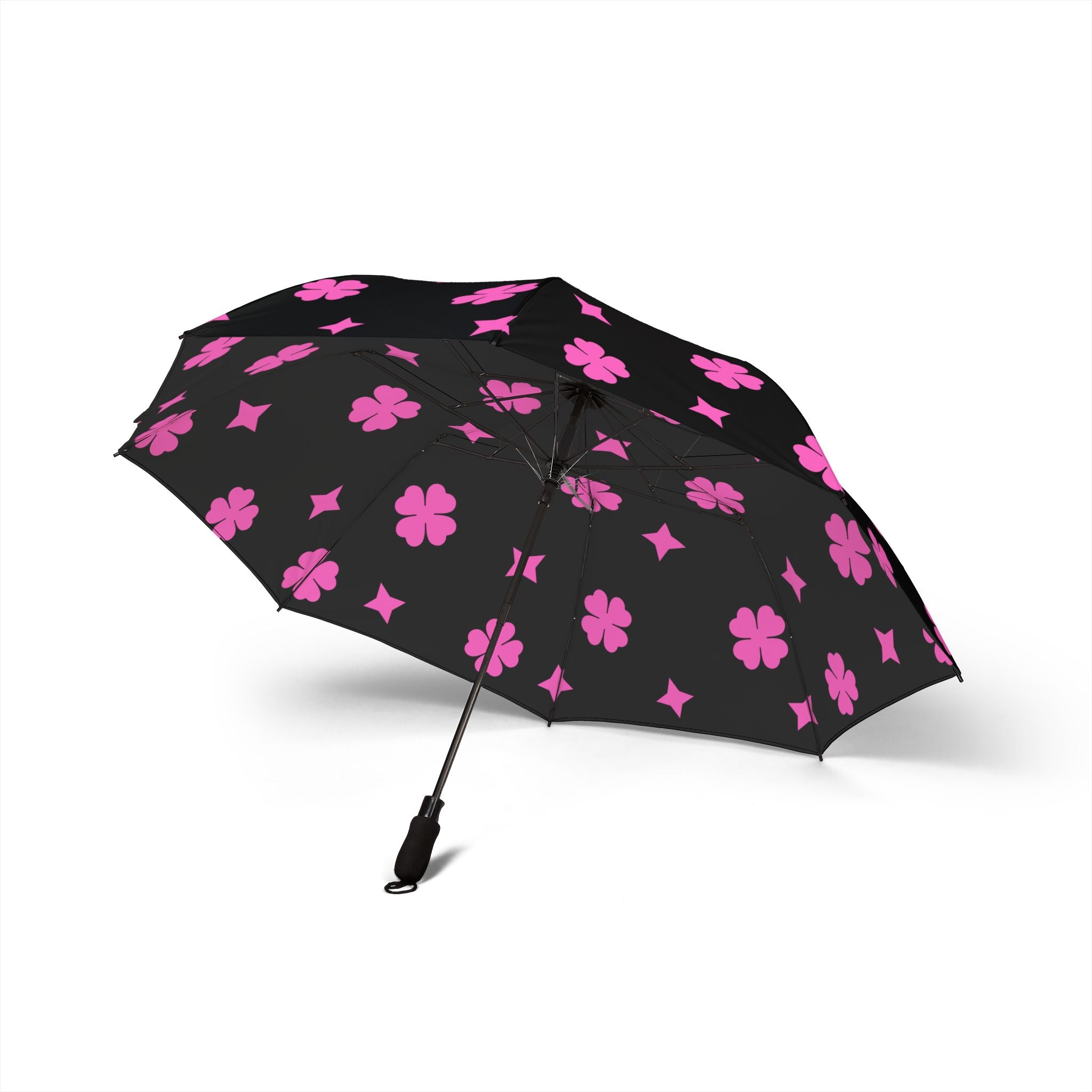 Foldable Umbrella Pink /Black Lucky