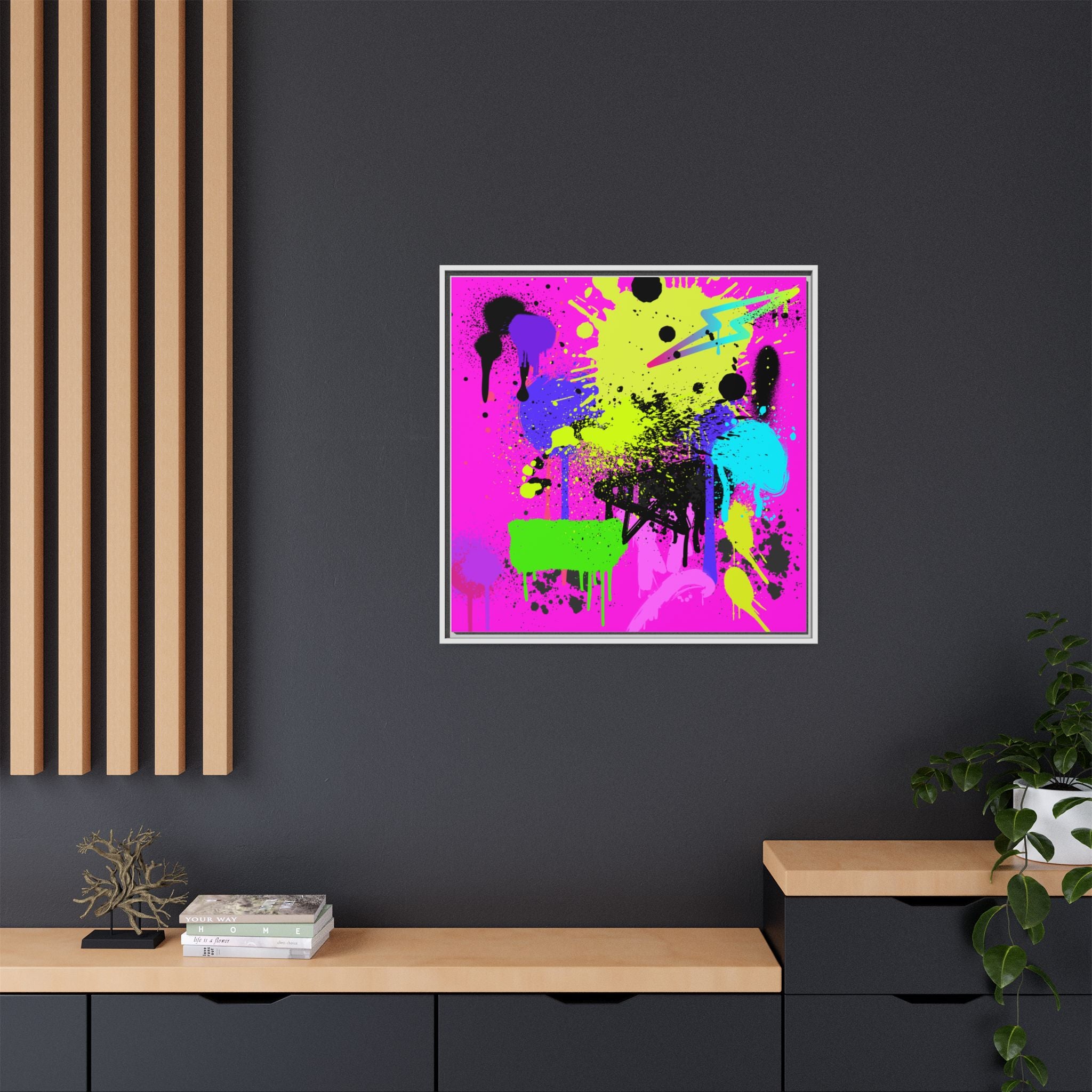 SPASH COLORS Matte Canvas, Framed