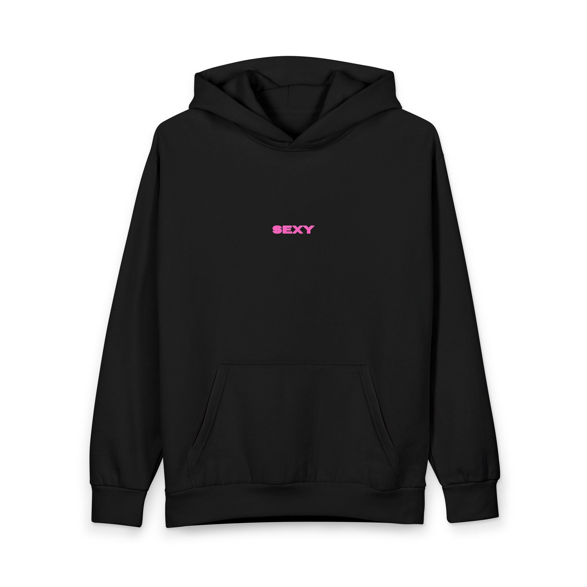 Unisex  Black Urban Pullover Hoodie