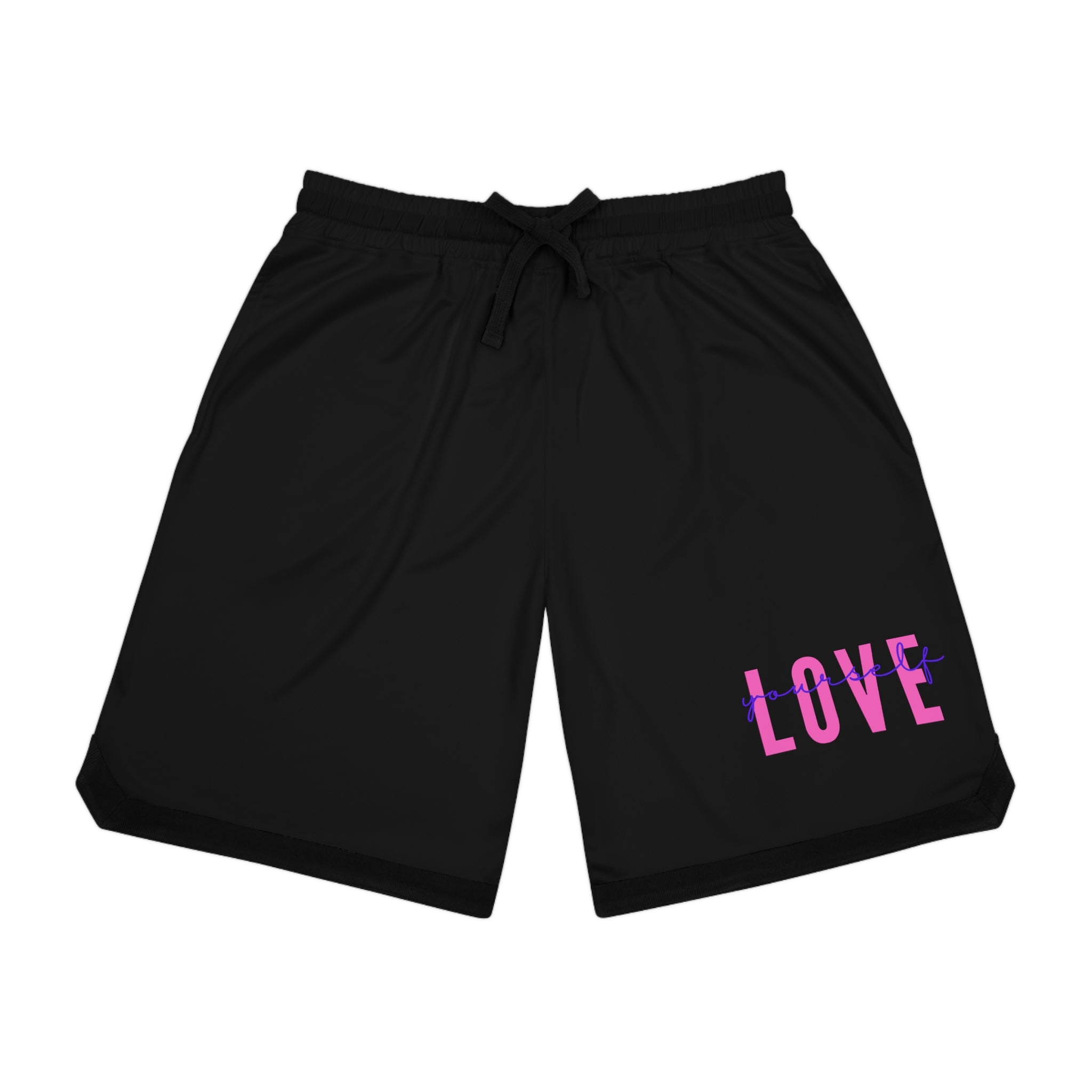 Love Basketball Shorts — Ribbed Athletic Game Shorts