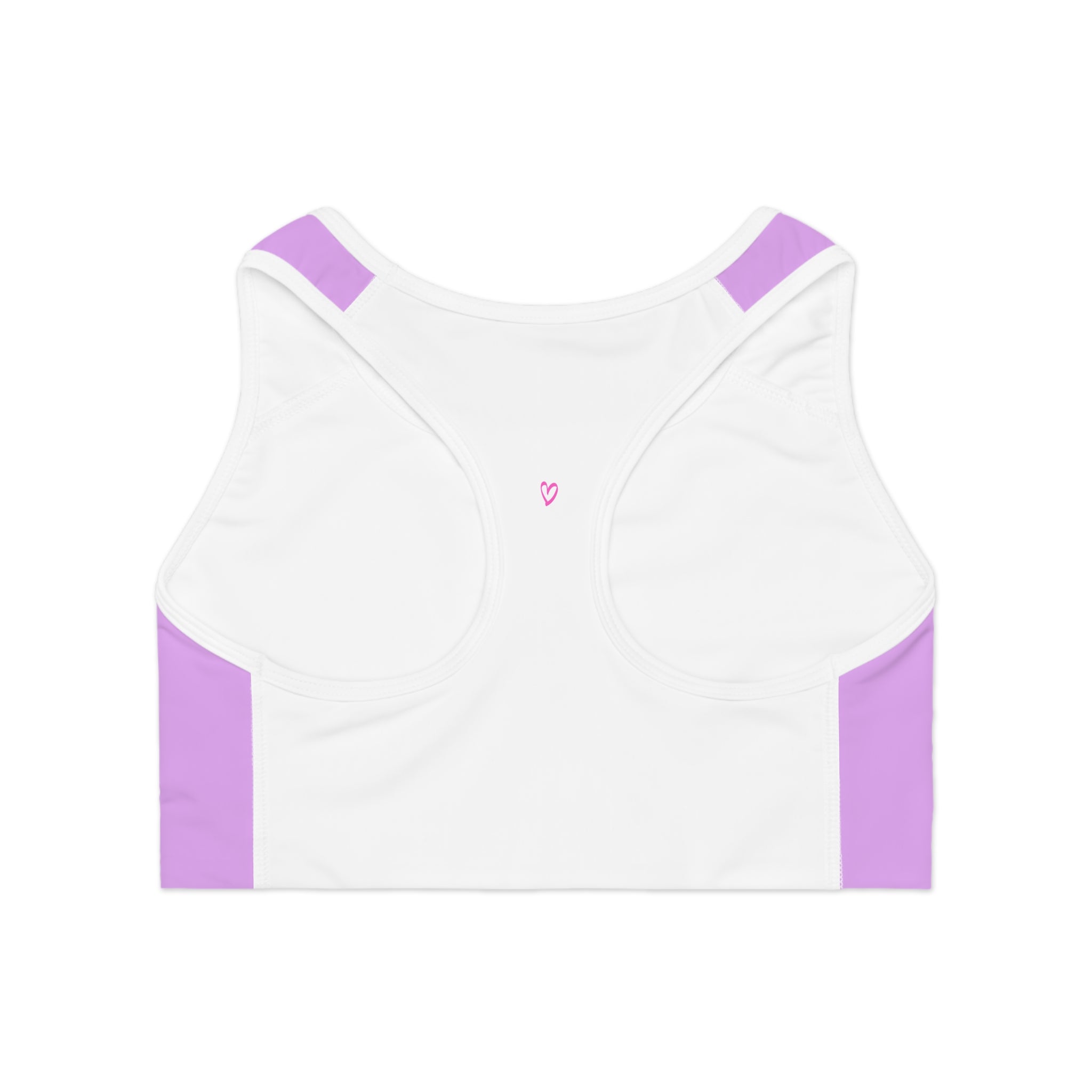 Neon Purple 'SEXY' Sports Bra — Bold Activewear Crop Top