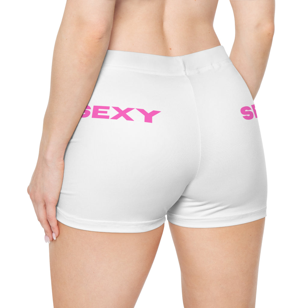 Sexy Women White Sport Shorts