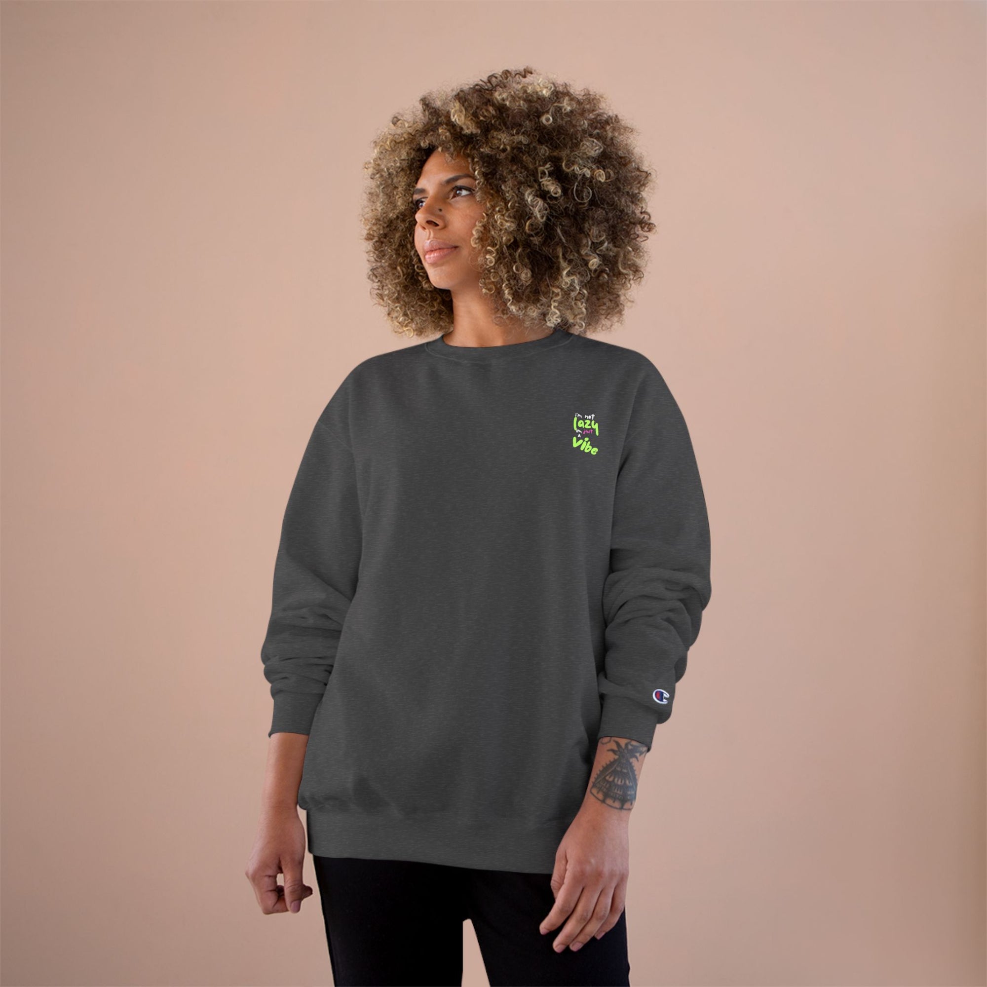 Comfortable Champion Sweatshirt, Cozy Gift for Friends, Relaxed Style, Casual Outfit, Chill Vibes