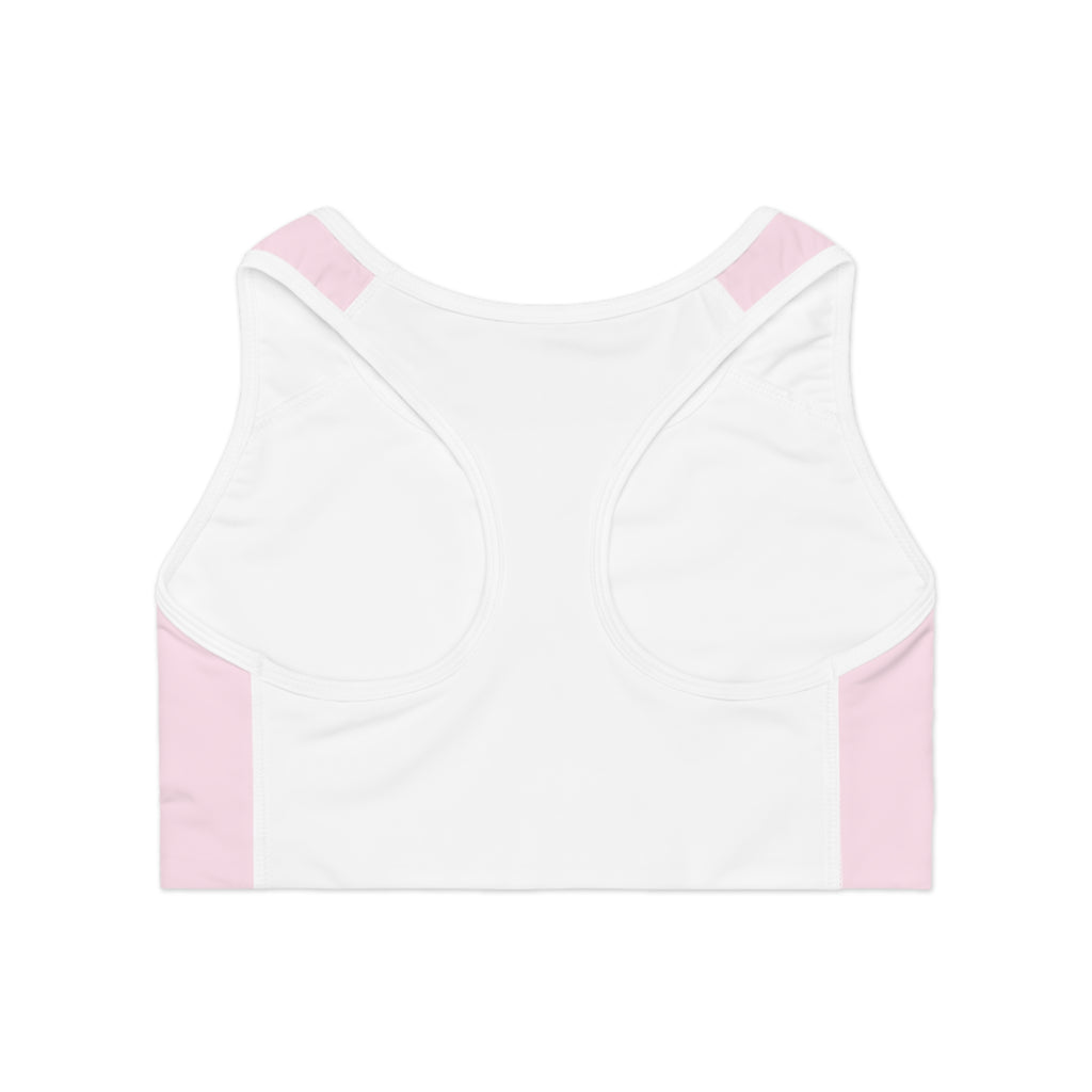 'SEXY' Pink Sports Bra — Bold Activewear Crop Top