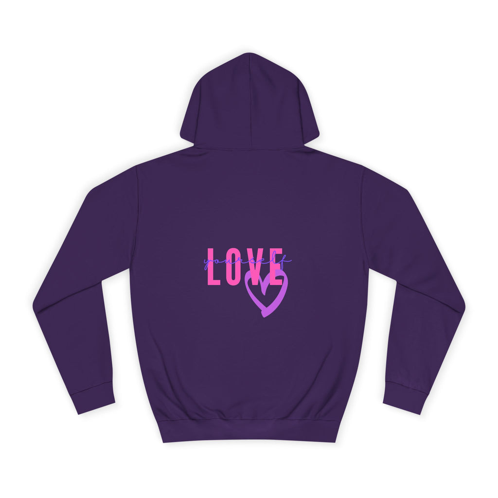 Love Heart Hoodie Unisex College Sweatshirt Apparel