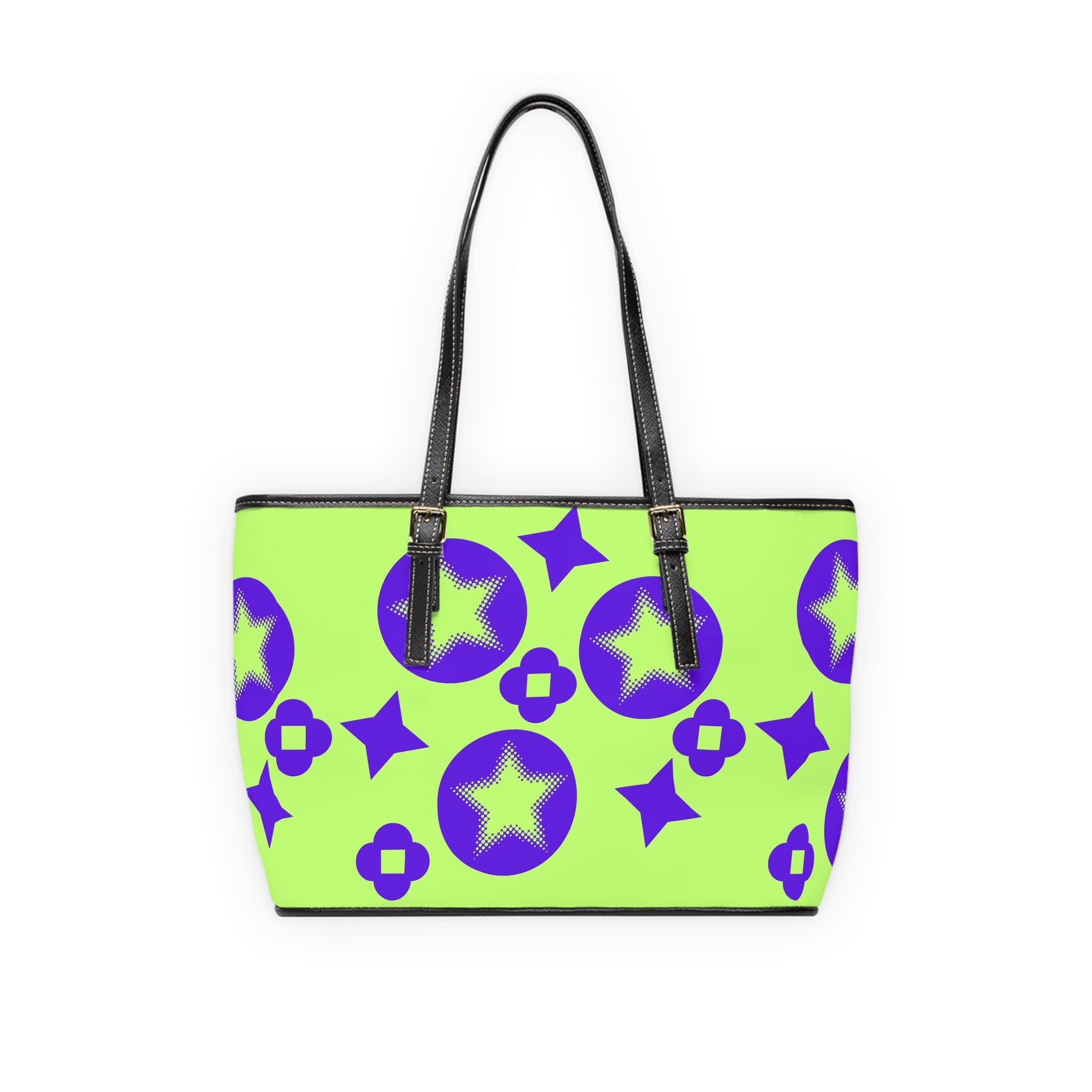 Leather Shoulder Bag Lime Green Purl Gurly