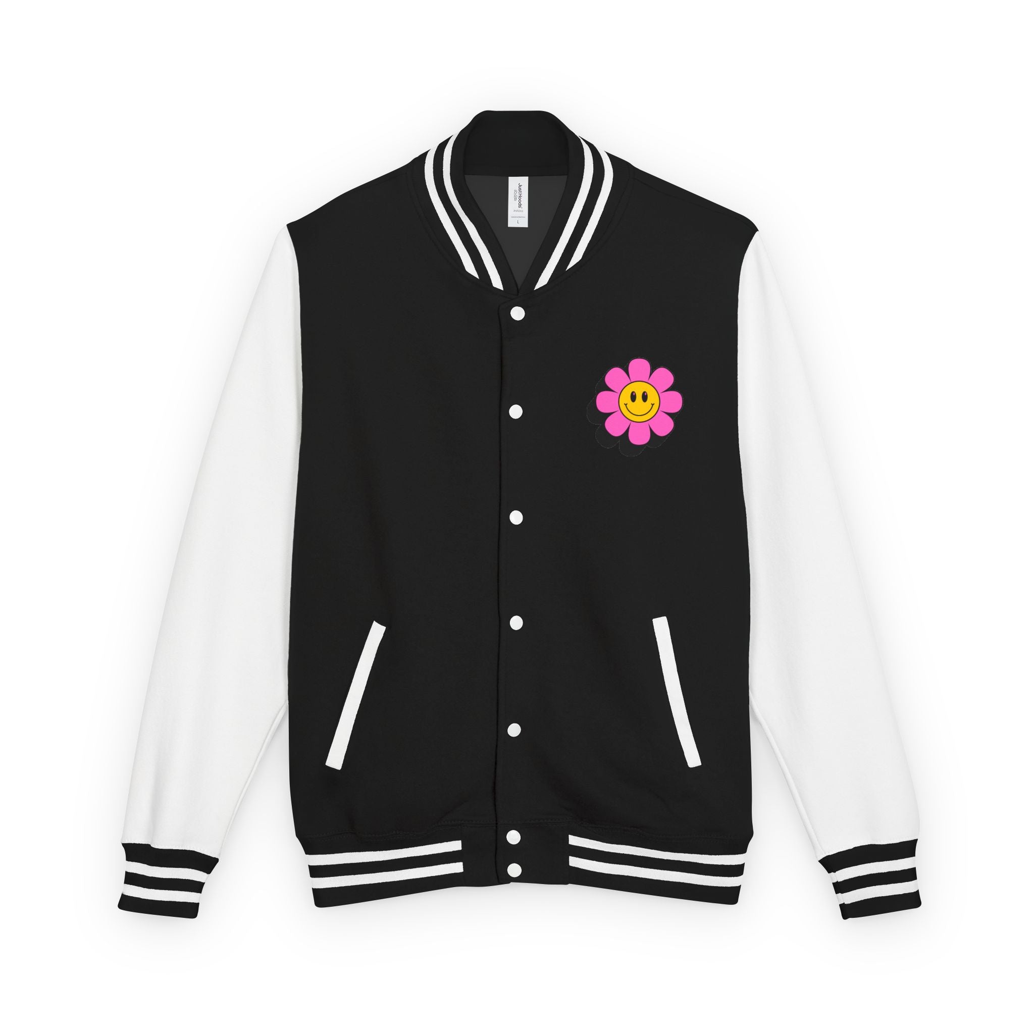 Pink Smiley Flower woman jacket