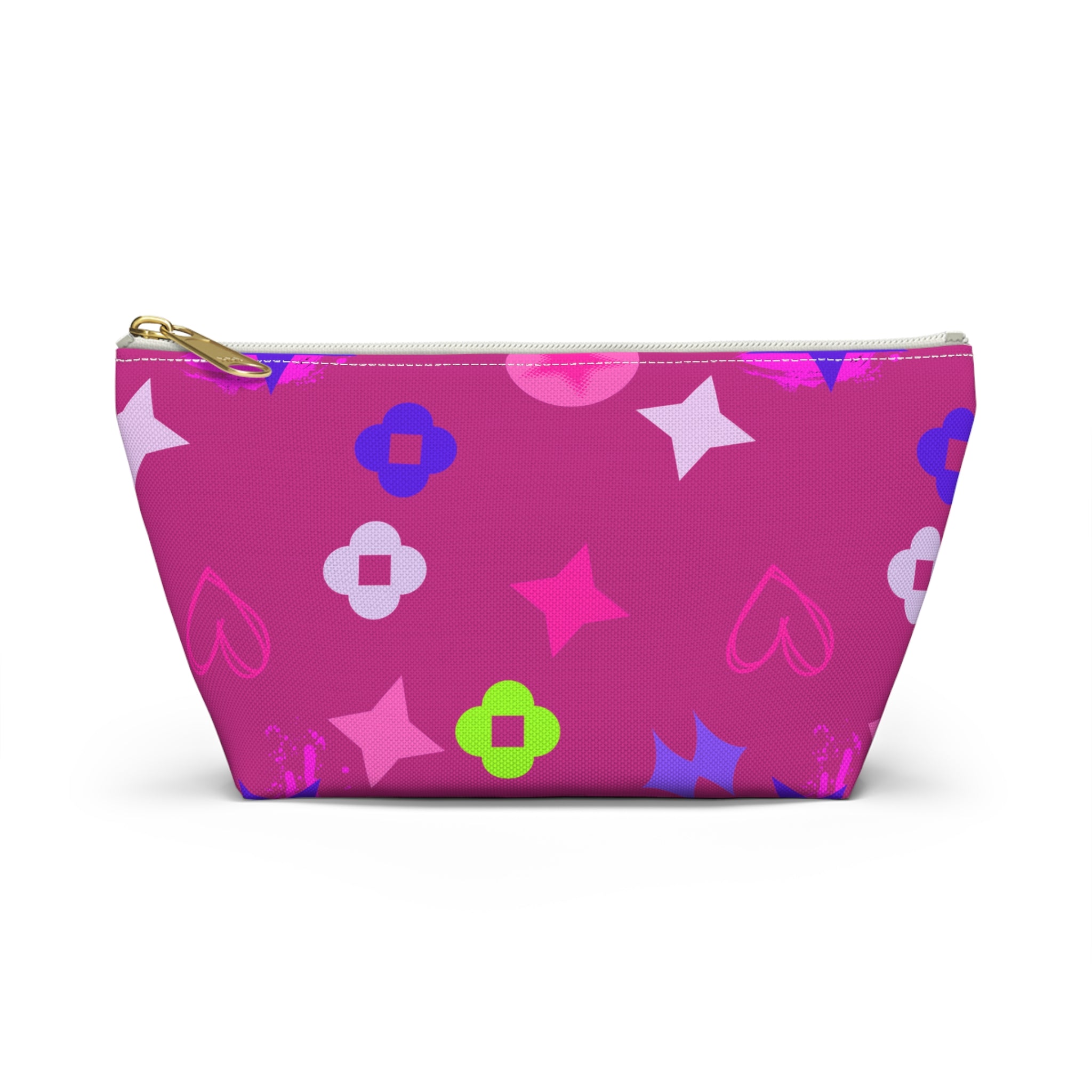 Stars Accessory Pouch —  Pink Makeup Bag