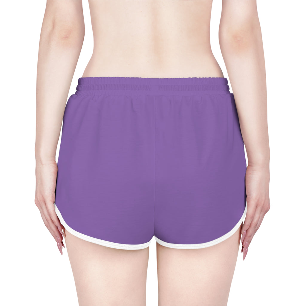 Women's Relaxed Shorts — Bright Purple  Casual Lounge & Workout Shorts