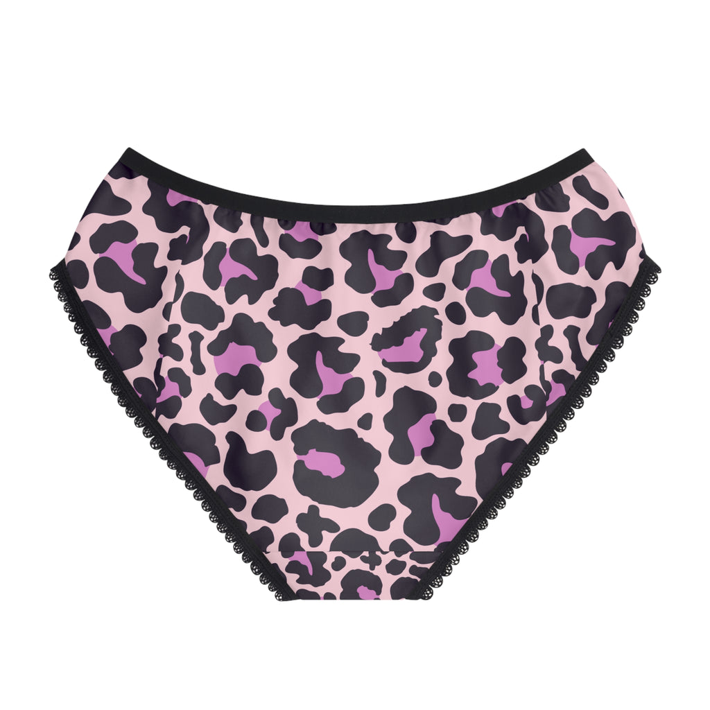 PinkLeopard Print Women's Briefs
