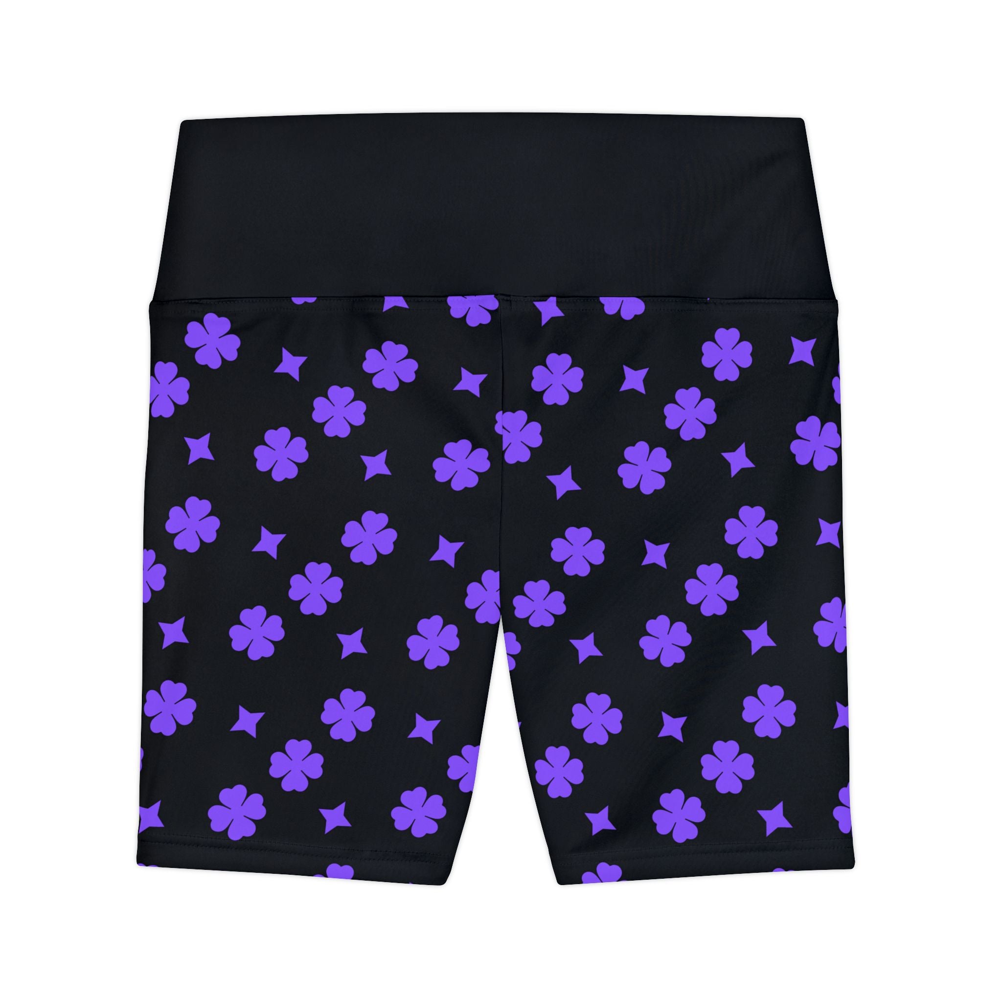 Gym Girls Black Women Workout Shorts Purple