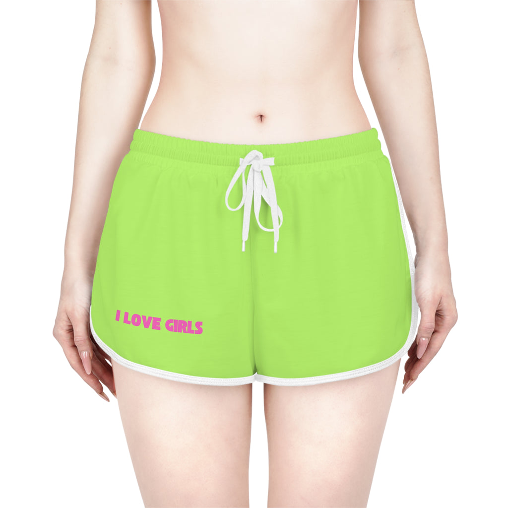 Women's Relaxed Shorts — Bright Pink Casual Lounge & Workout Shorts