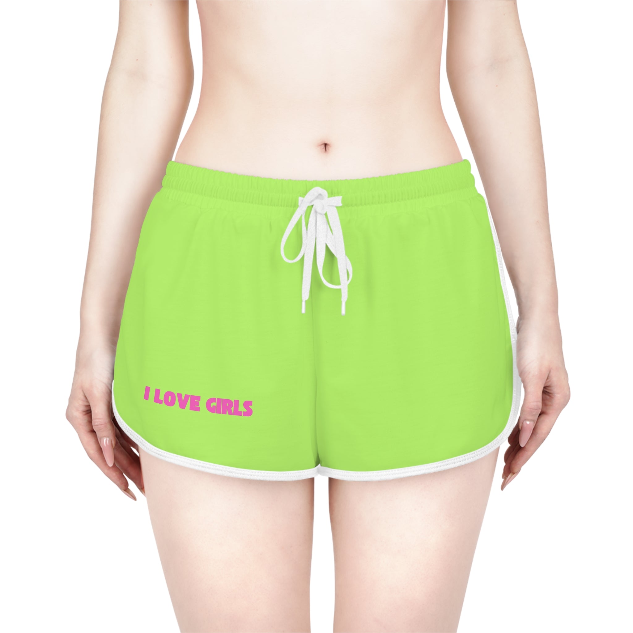 Women's Relaxed Shorts — Bright Pink Casual Lounge & Workout Shorts