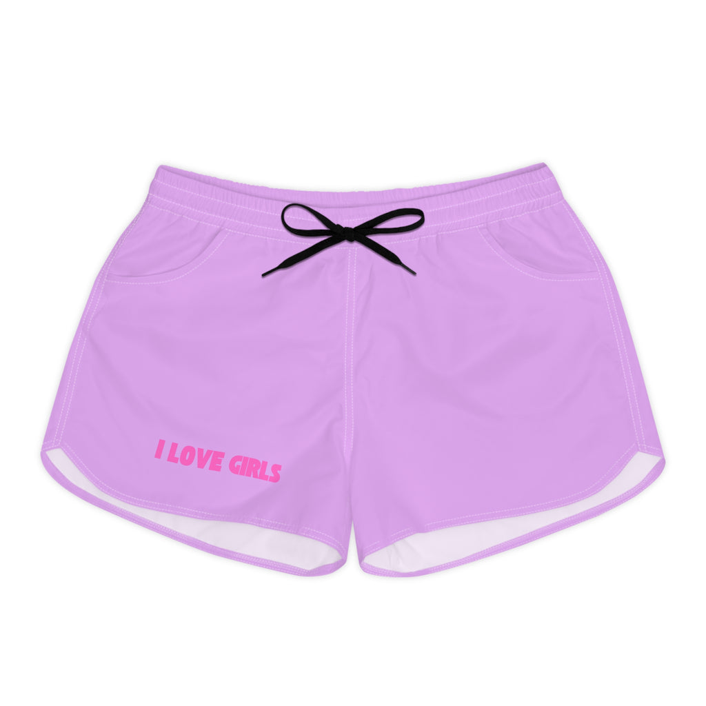 Logo Women's Casual Shorts — Black Lounge & Sleep Short Purple