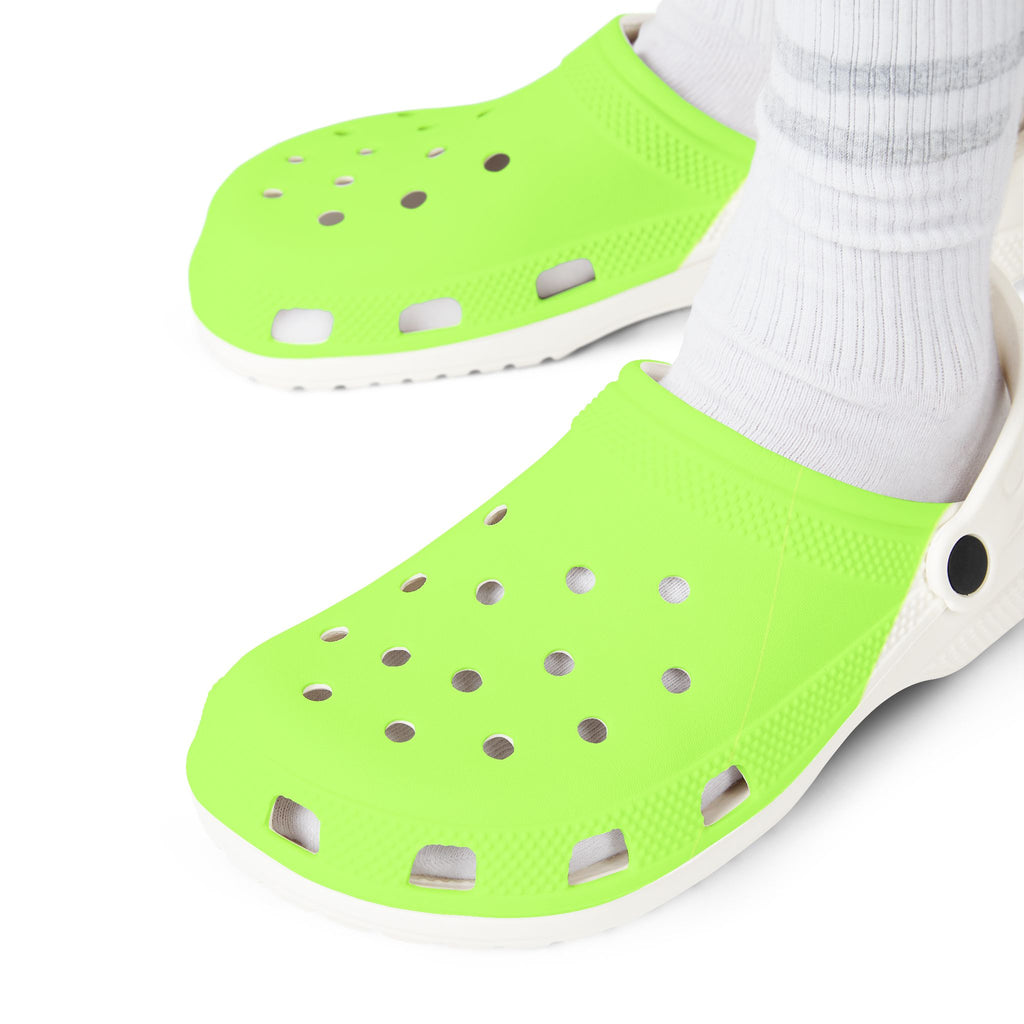 Lime Green Cosmic Foam Print