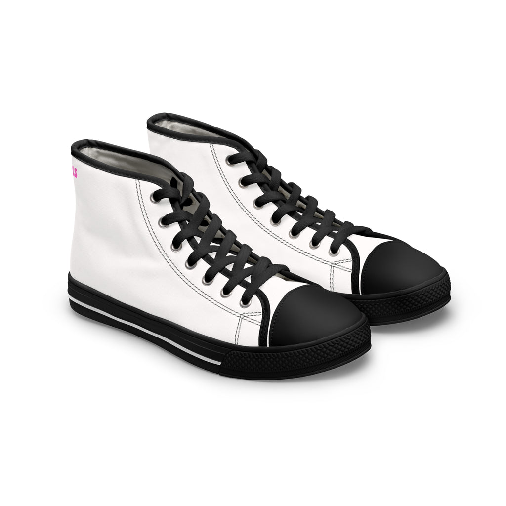 Classic  High-Top Sneakers — Women's Casual Canvas Shoes Dusty White
