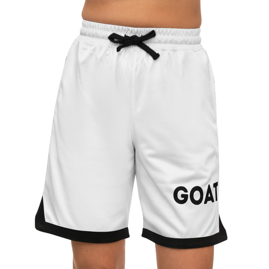 GOAT Basketball Shorts — Ribbed Athletic Game Shorts