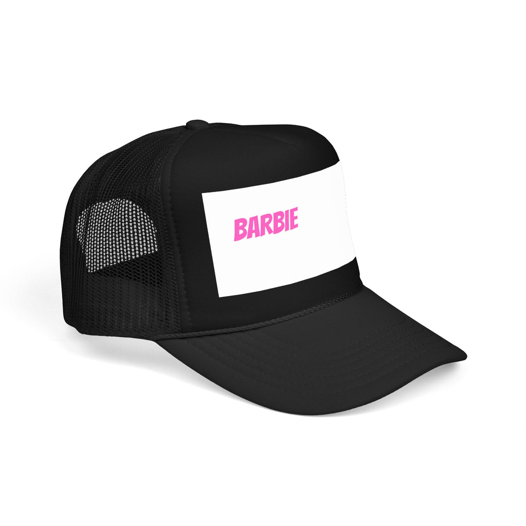 Barbie Foam Trucker Hat – Pink Logo Mesh Cap
