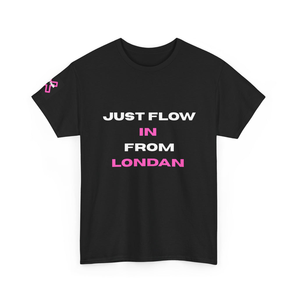 LONDON' Unisex Heavy Black Tee