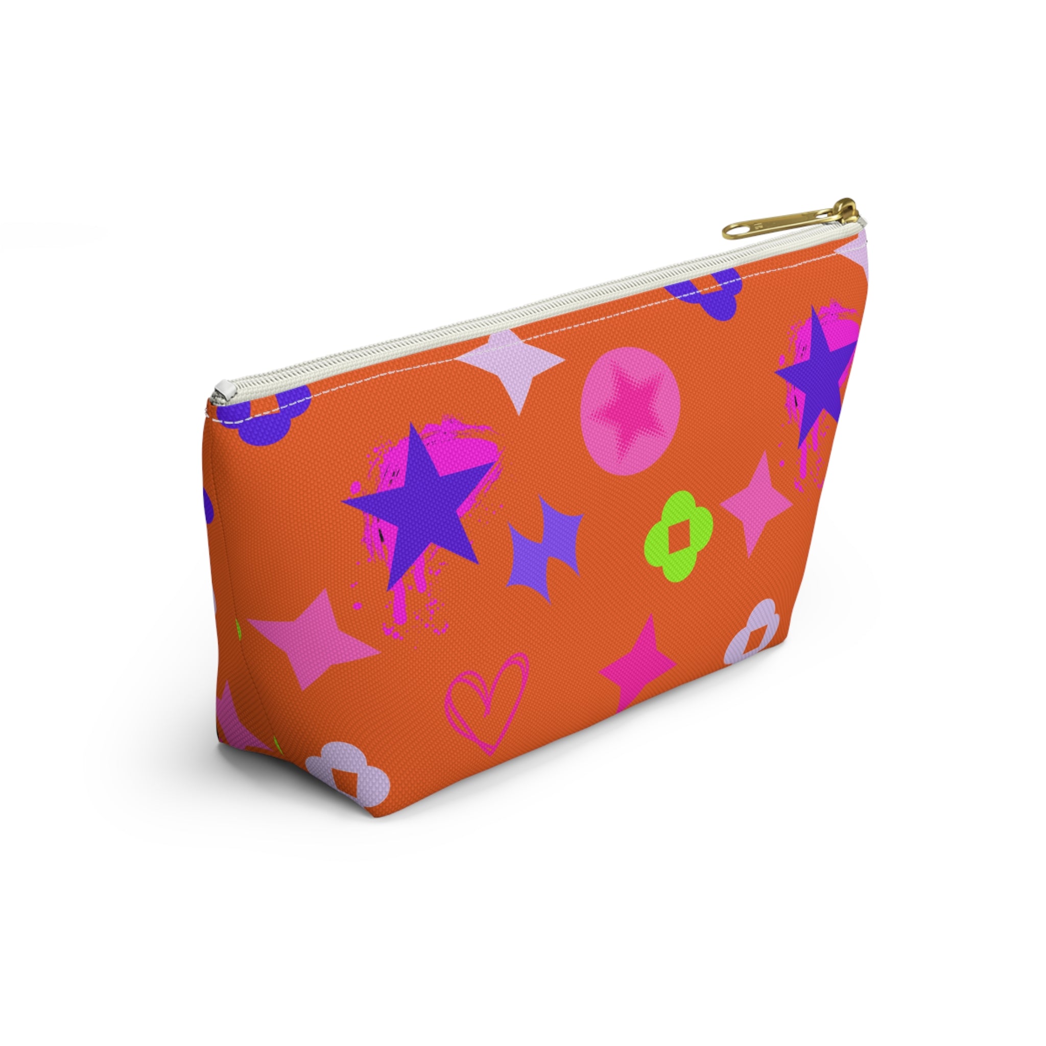 Star & Pink Accessory Pouch — Org Makeup Bag