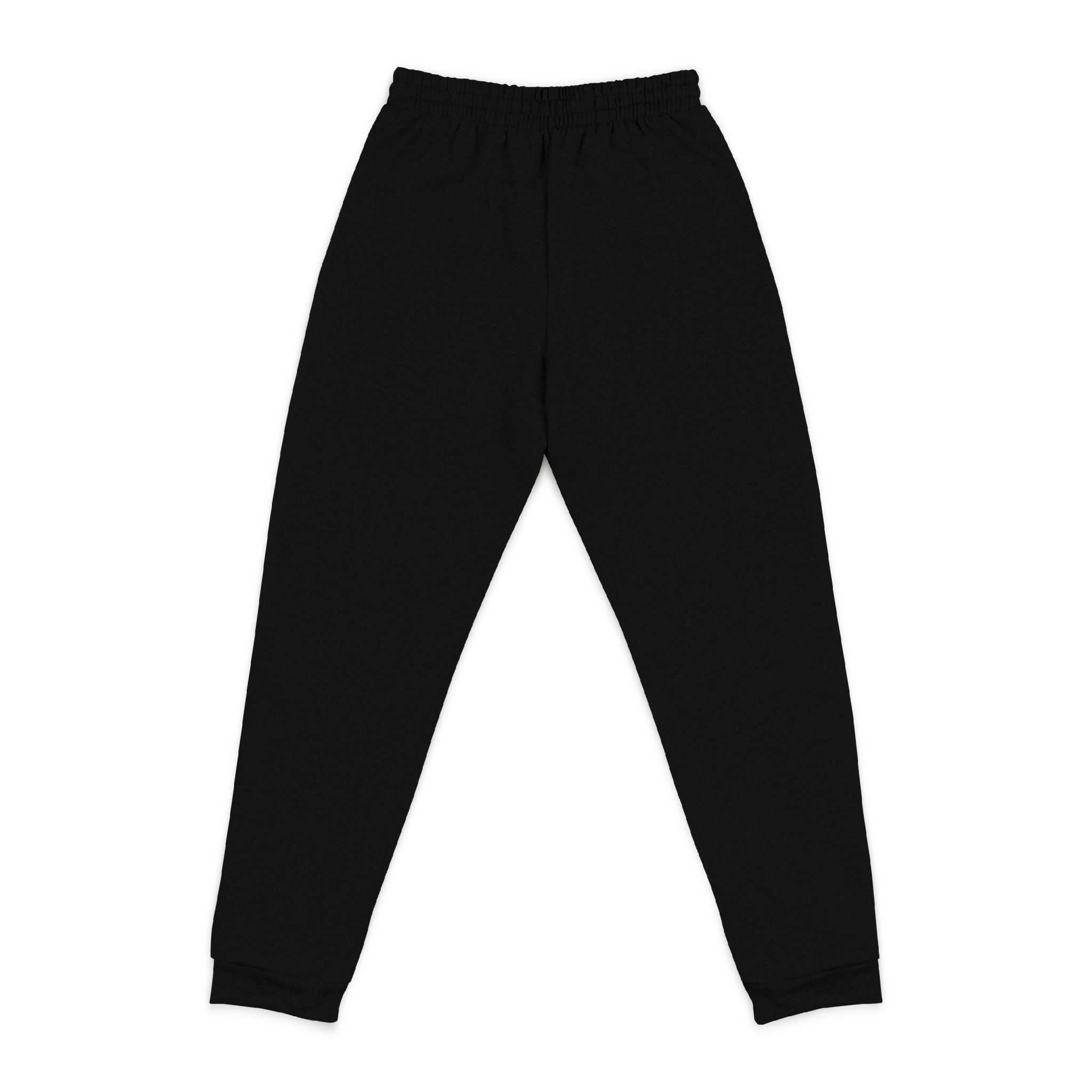Embroidered  Black Stars Joggers - Casual Sweatpants Black