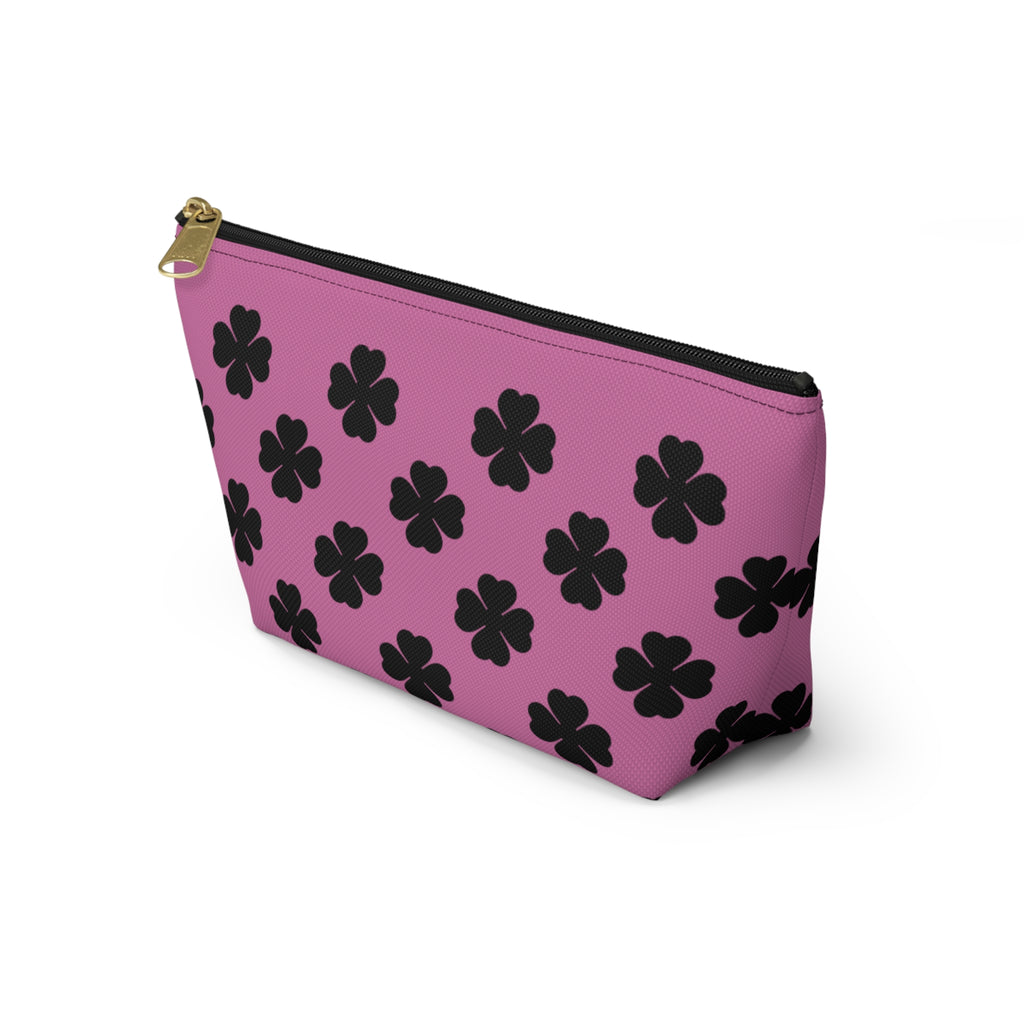 PinkClover Pattern Accessory Makeup & Travel Organizer