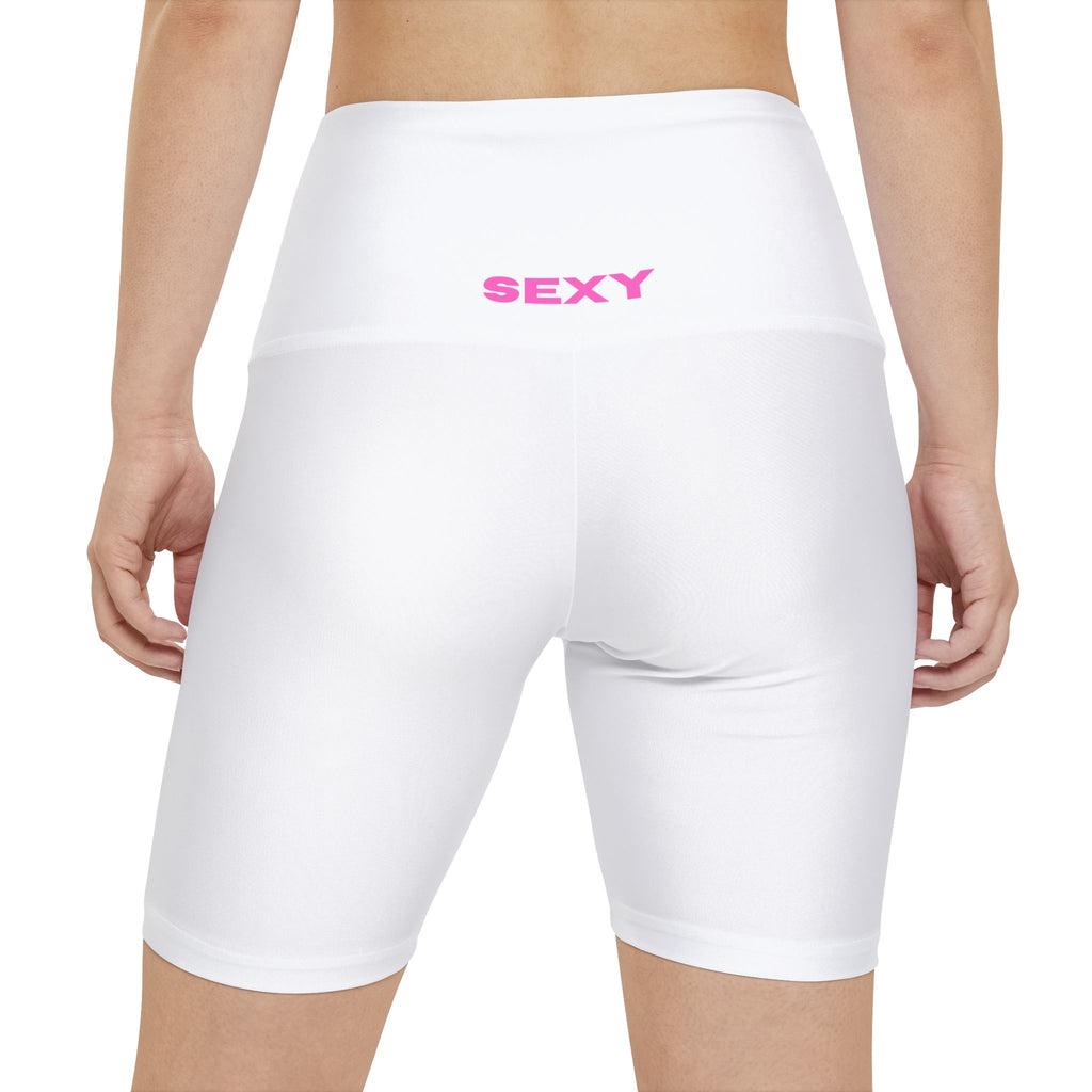 White Women's Workout Shorts