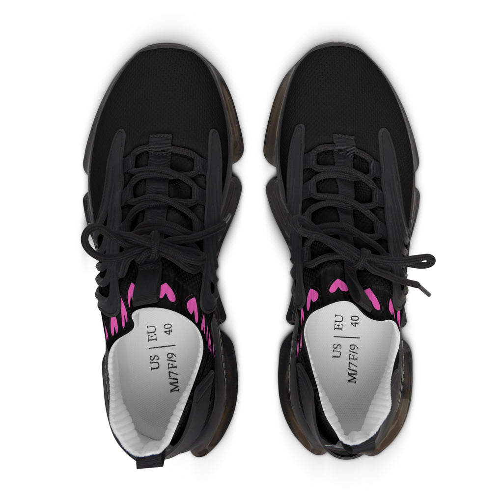 Love Women's Mesh Sneakers Black -Lightweight Athletic Shoes