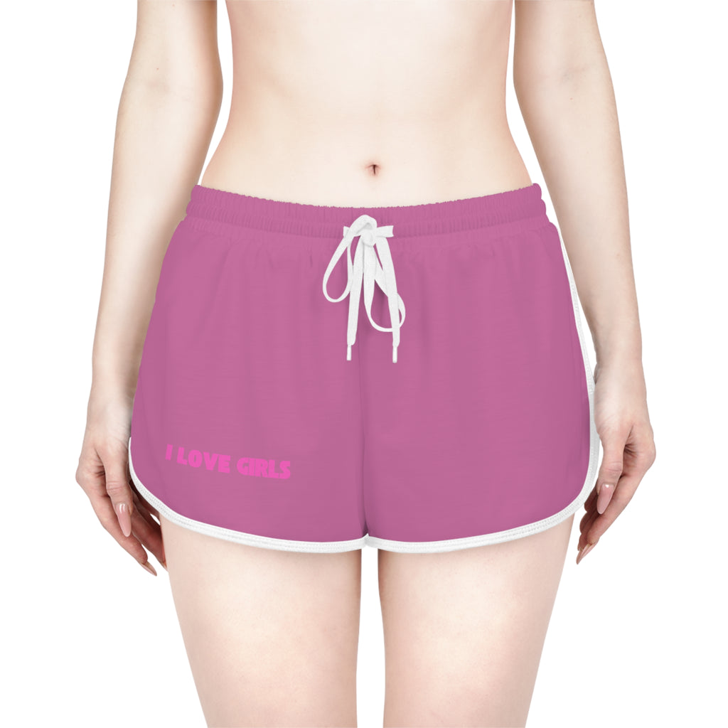 Women's Relaxed Shorts — Pink Casual Lounge & Workout Shorts