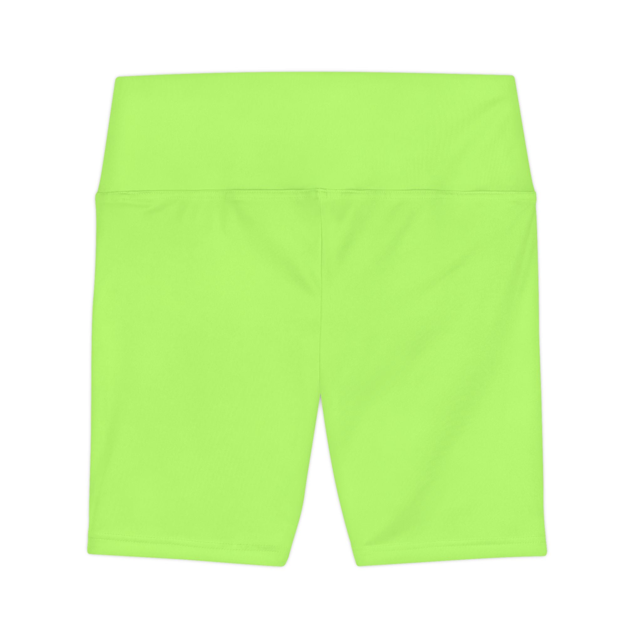 Women's Workout Shorts Lime Green