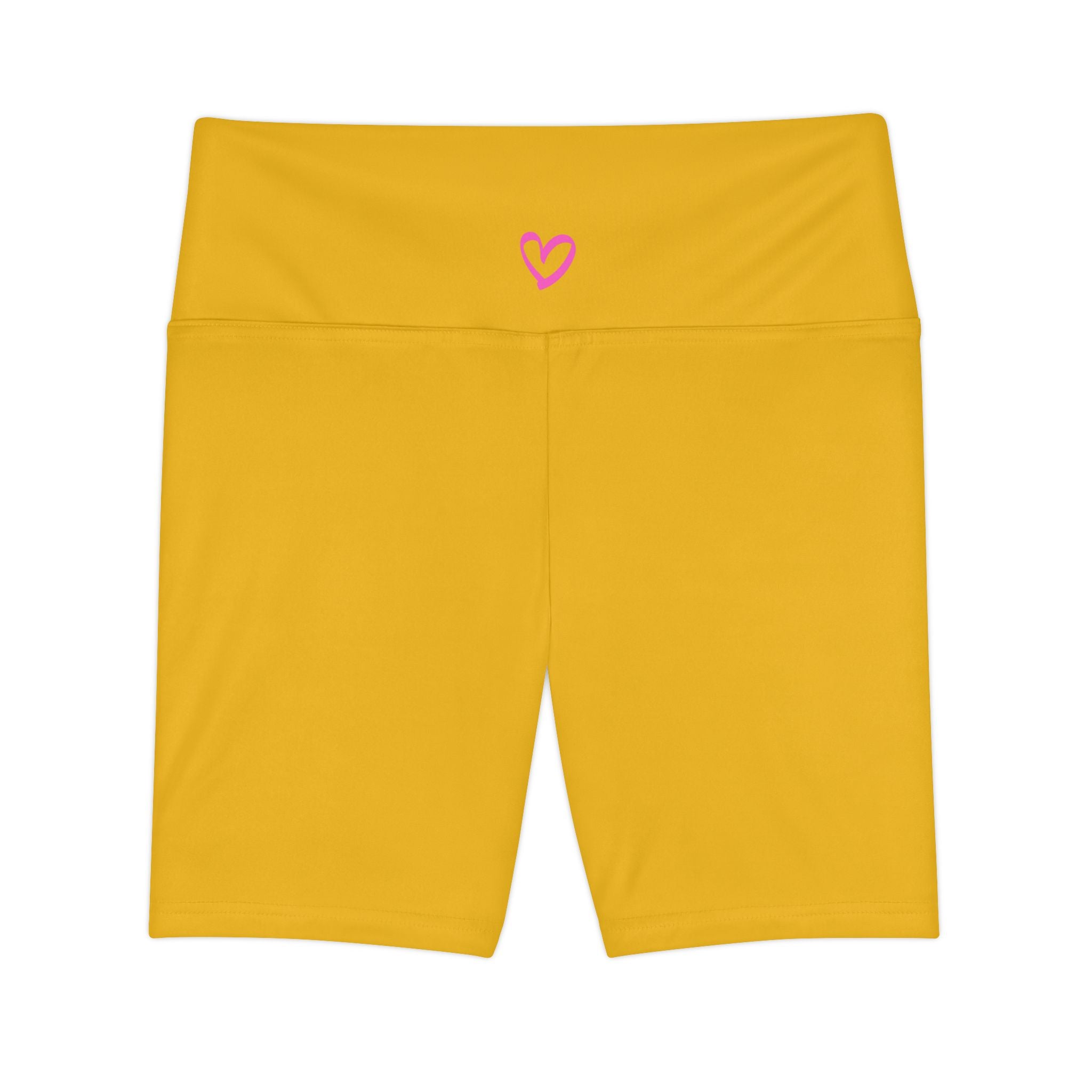 Women's Workout Shorts Yellow