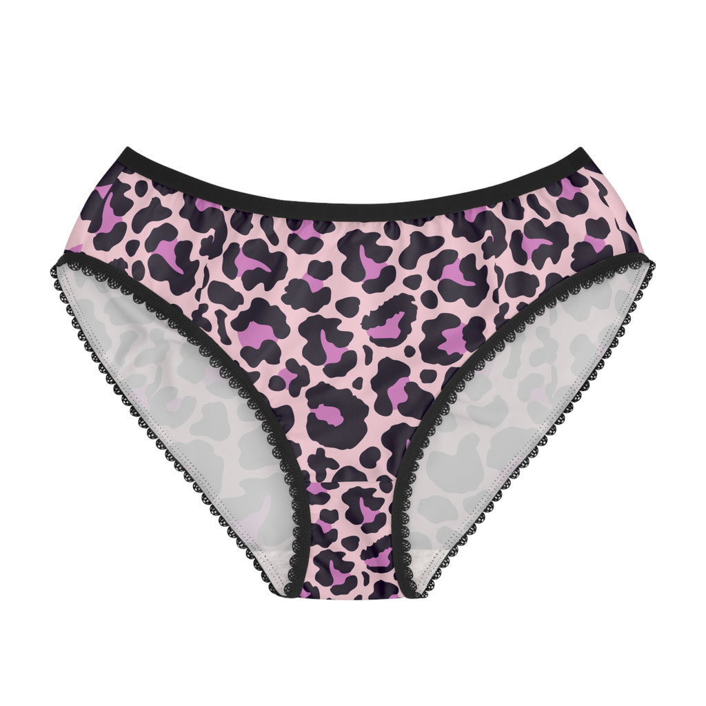 PinkLeopard Print Women's Briefs