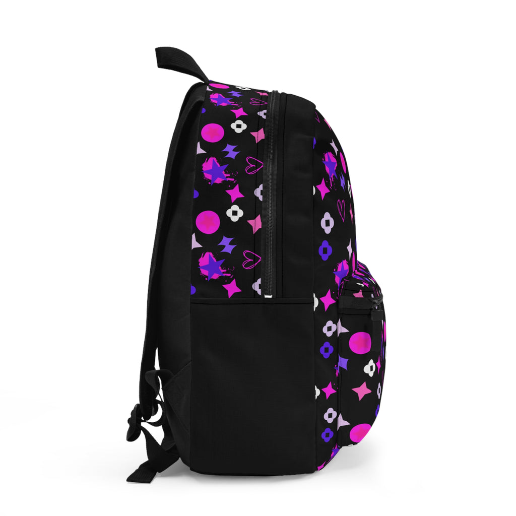 Love Heart Backpack Black