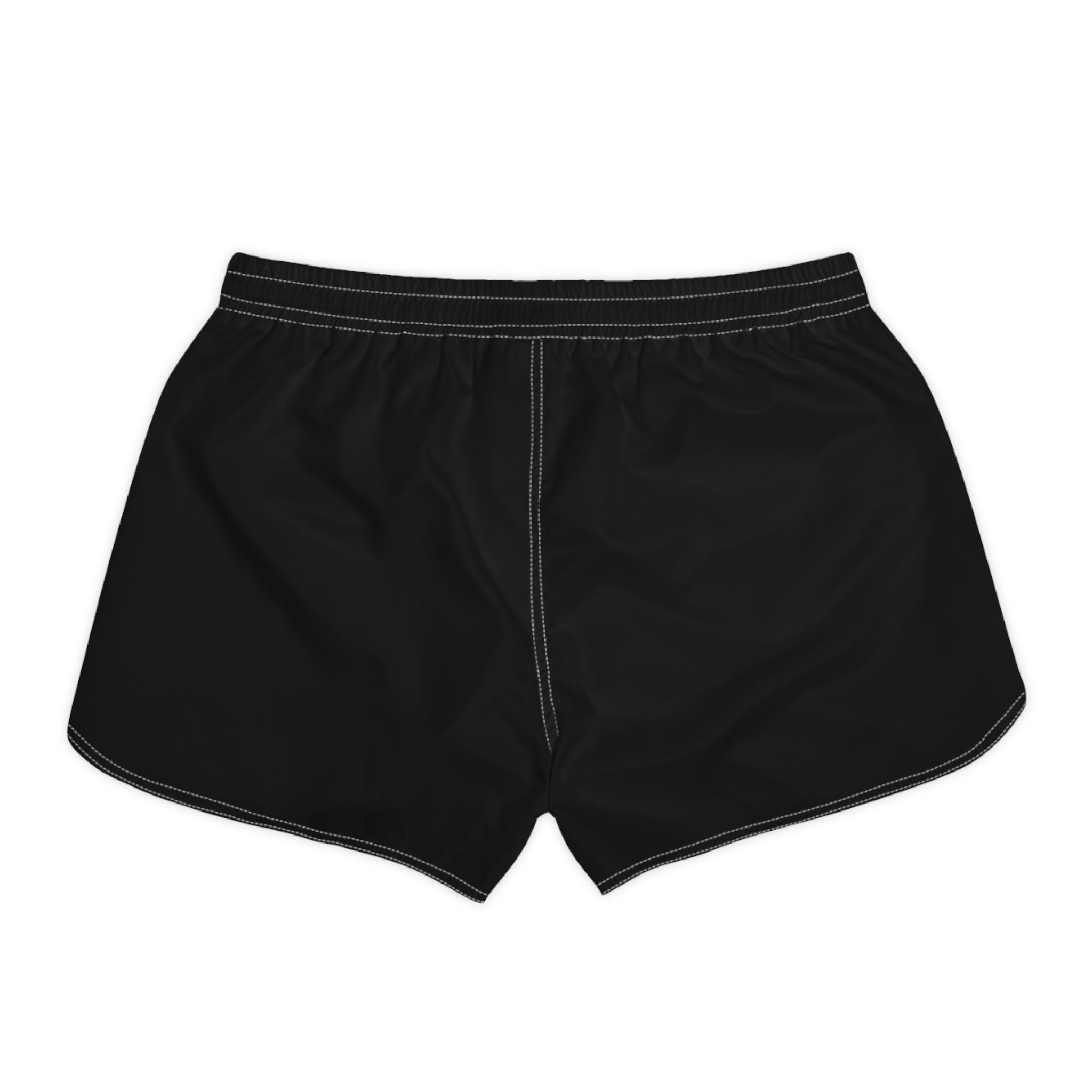 Women's Casual Shorts - 'Pretty Fly' Minimal Graphic Lounge Shorts Black