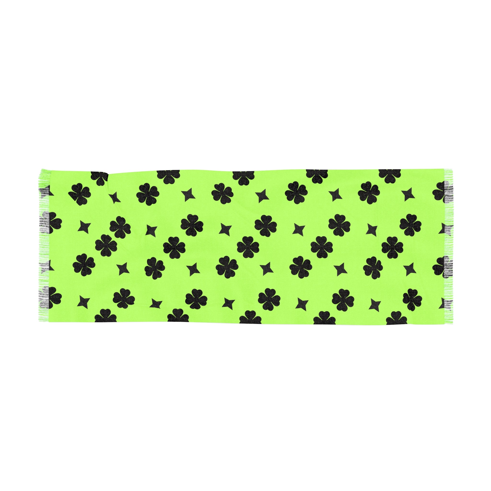 Lucky Ski Scarf Lime Green