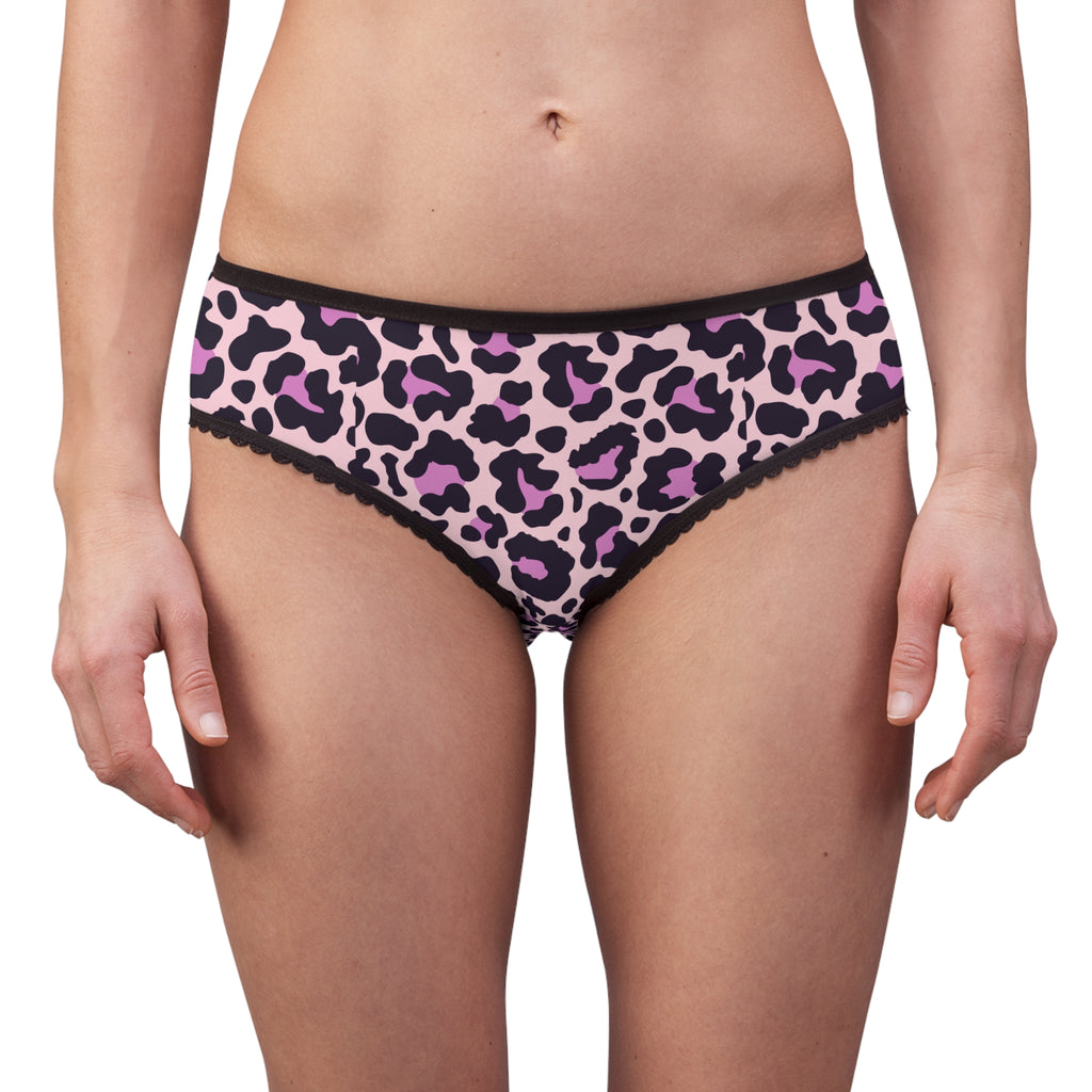 PinkLeopard Print Women's Briefs