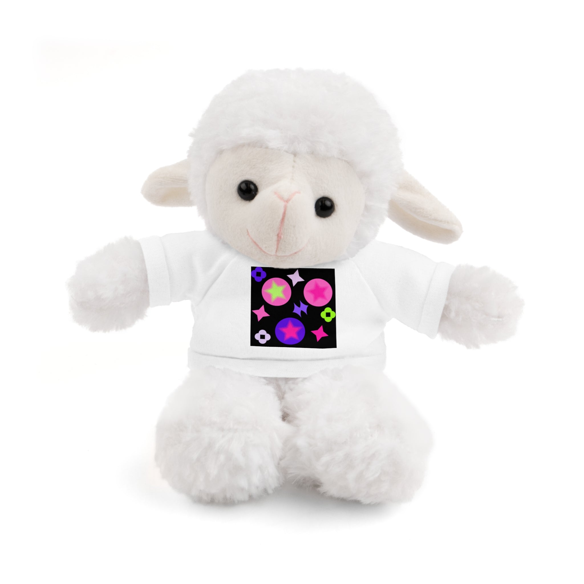 Cute Plush Bear with "Love Star" Tee — Soft Stuffed