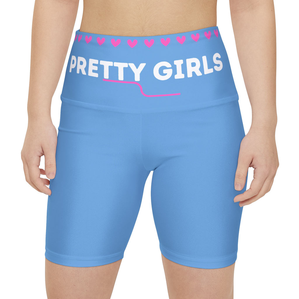Pretty Girls Women's Workout Shorts Black