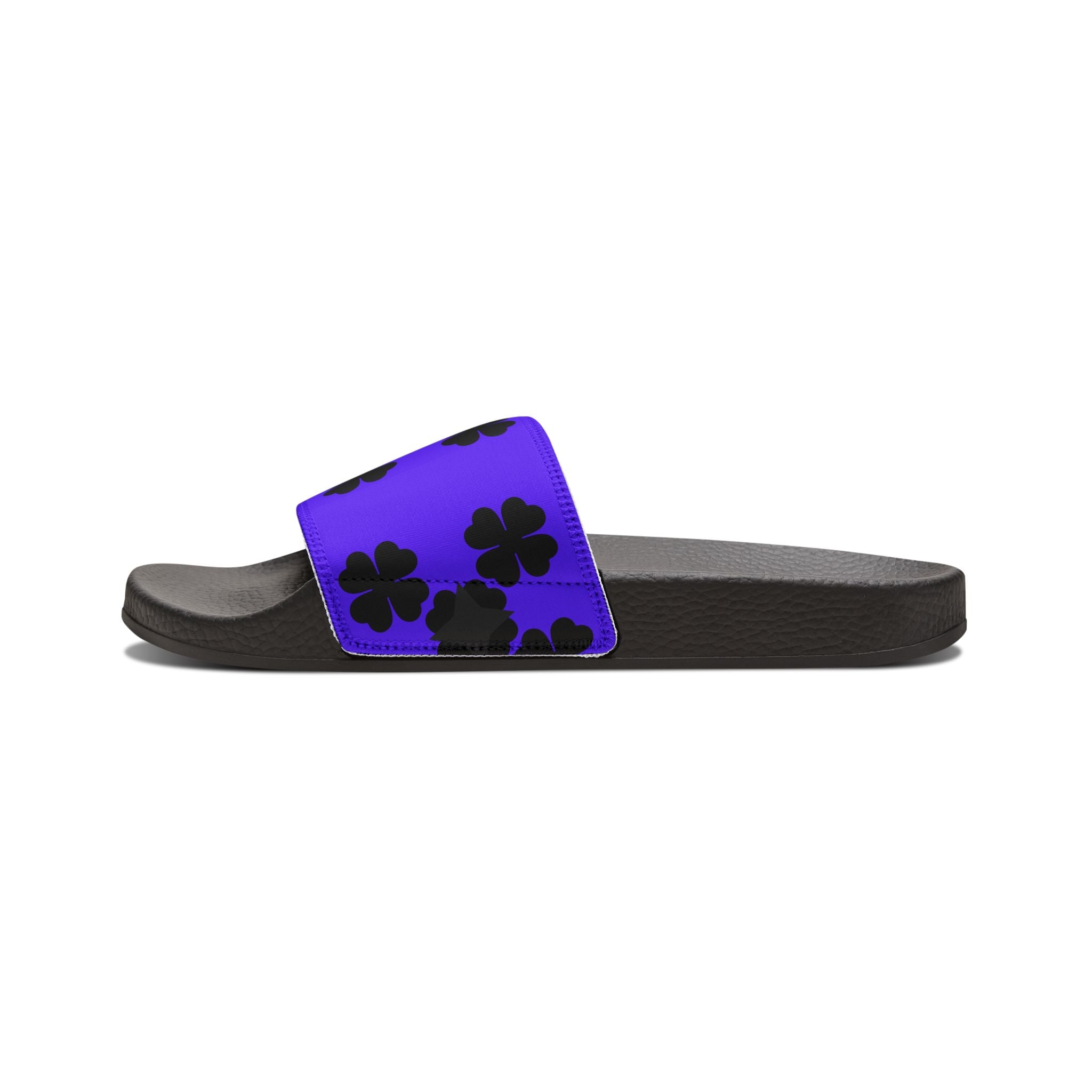 Men's Removable-Strap Sandals — Purple Clover Slide Sandals