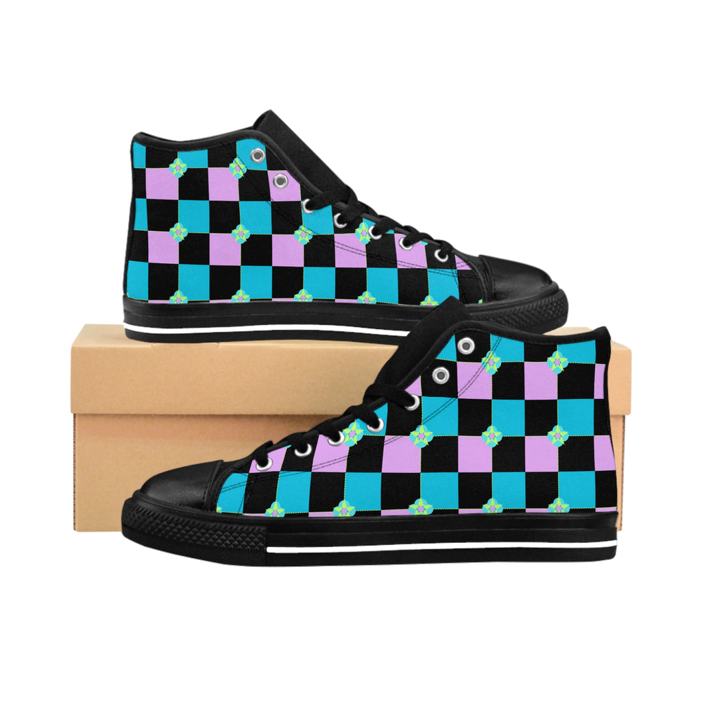 High-Top Sneakers for Women Pink/SkyBlue